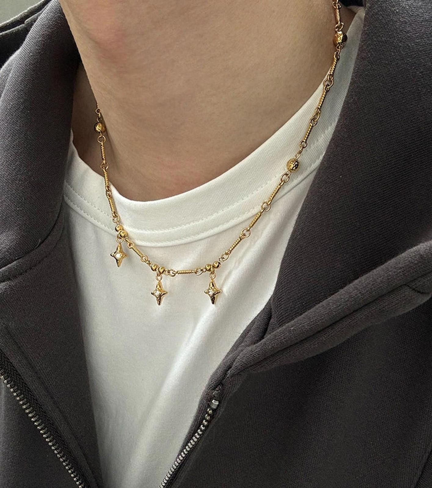 Jewelry Layered Star Charm Necklace Set Size ONE SIZE - 1 Thumbnail