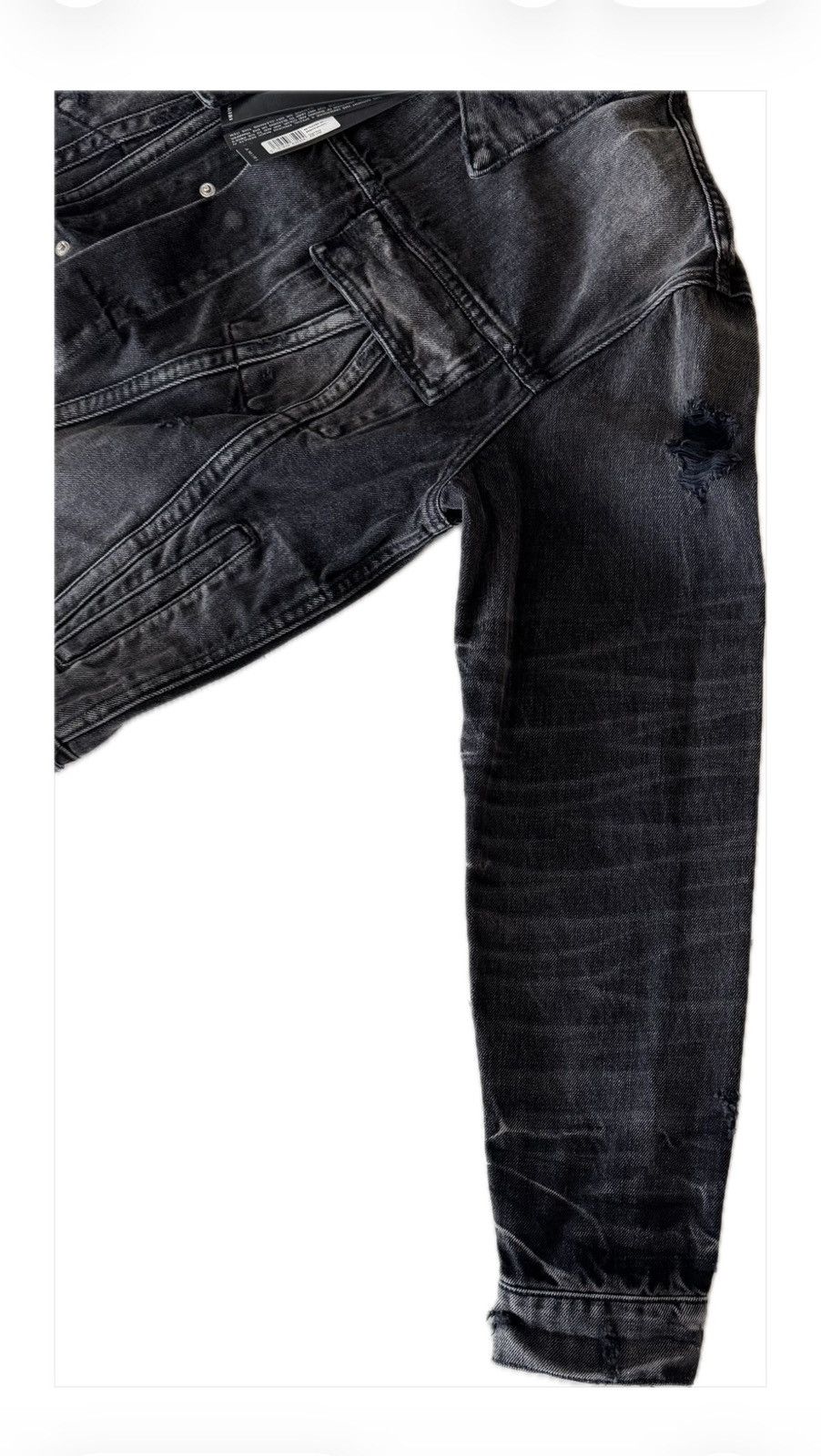 Amiri AMIRI Distressed Denim Jacket, Size L. Size US L / EU 52-54 / 3 - 3 Thumbnail
