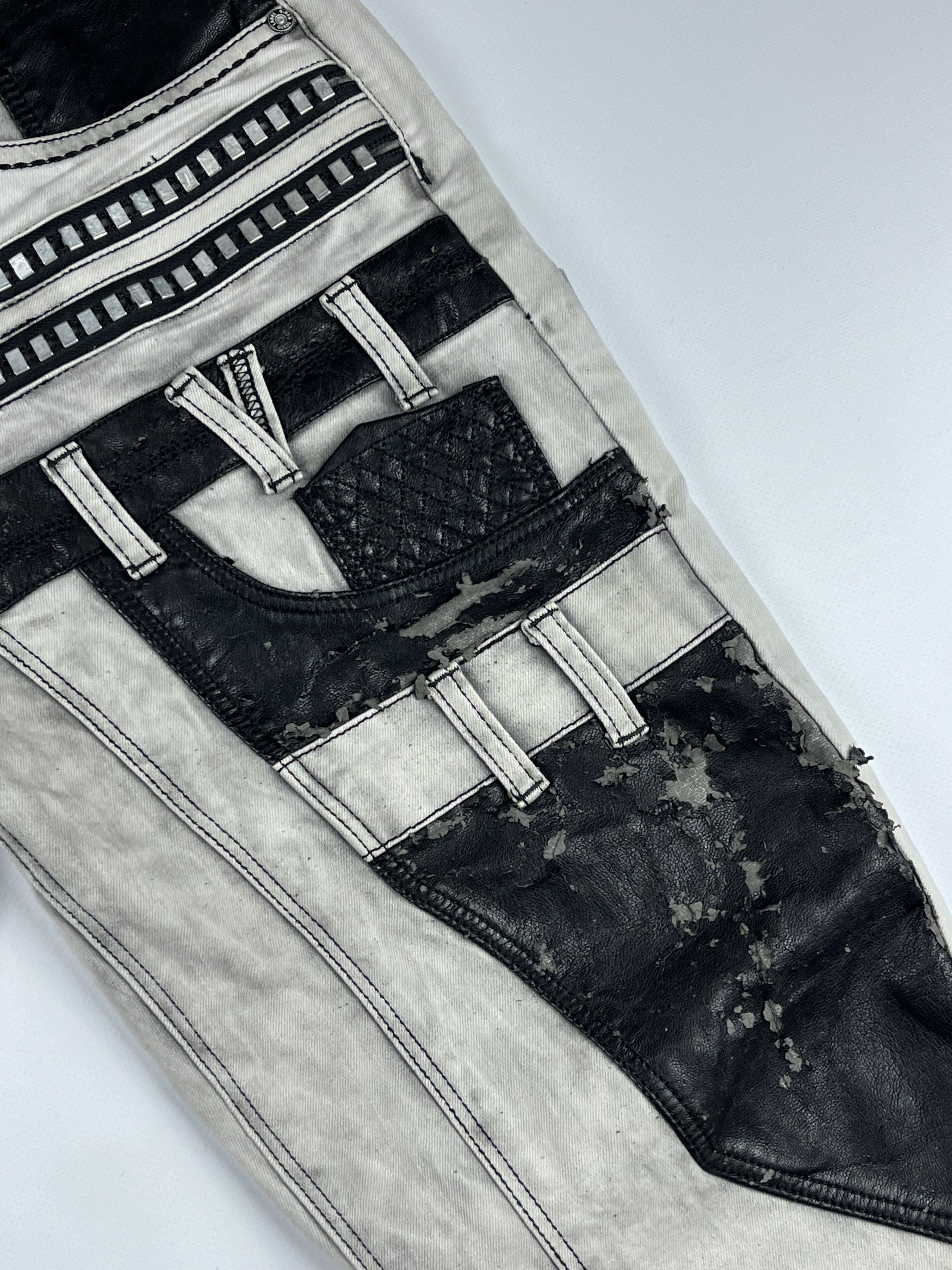 Japanese Brand Rare Avantgarde Vintage Faded Jean Size US 36 / EU 52 - 5 Thumbnail
