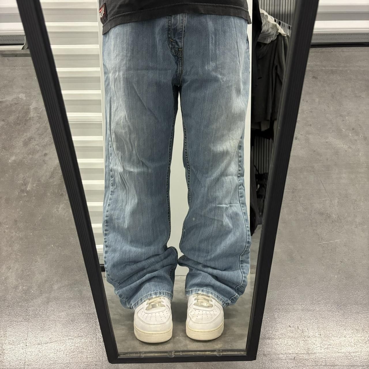 Levi's Crazy Vintage Y2K/2000s Levis Baggy Light Blue Blue Wash 559 Denim Jeans! Size US 42 / EU 58 - 1 Thumbnail