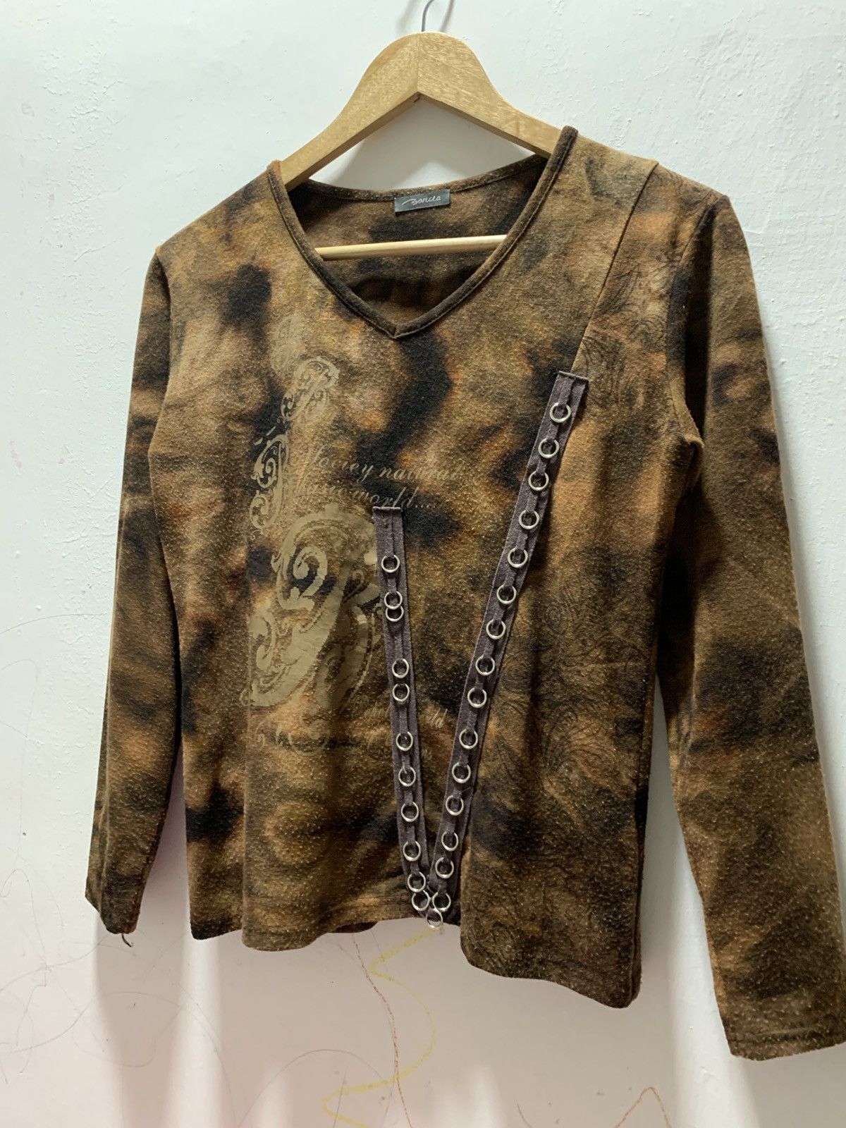 Japanese Brand Crazy Vintage Y2K Gothic Affliction Style Nature Tee Size M / US 6-8 / IT 42-44 - 7 Thumbnail
