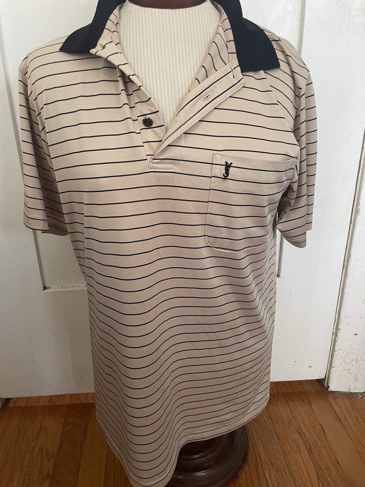 Vintage × Yves Saint Laurent VTG Yves Saint Laurent Polo Button Up Pocket Tee Size Large Size US L / EU 52-54 / 3 - 1 Thumbnail