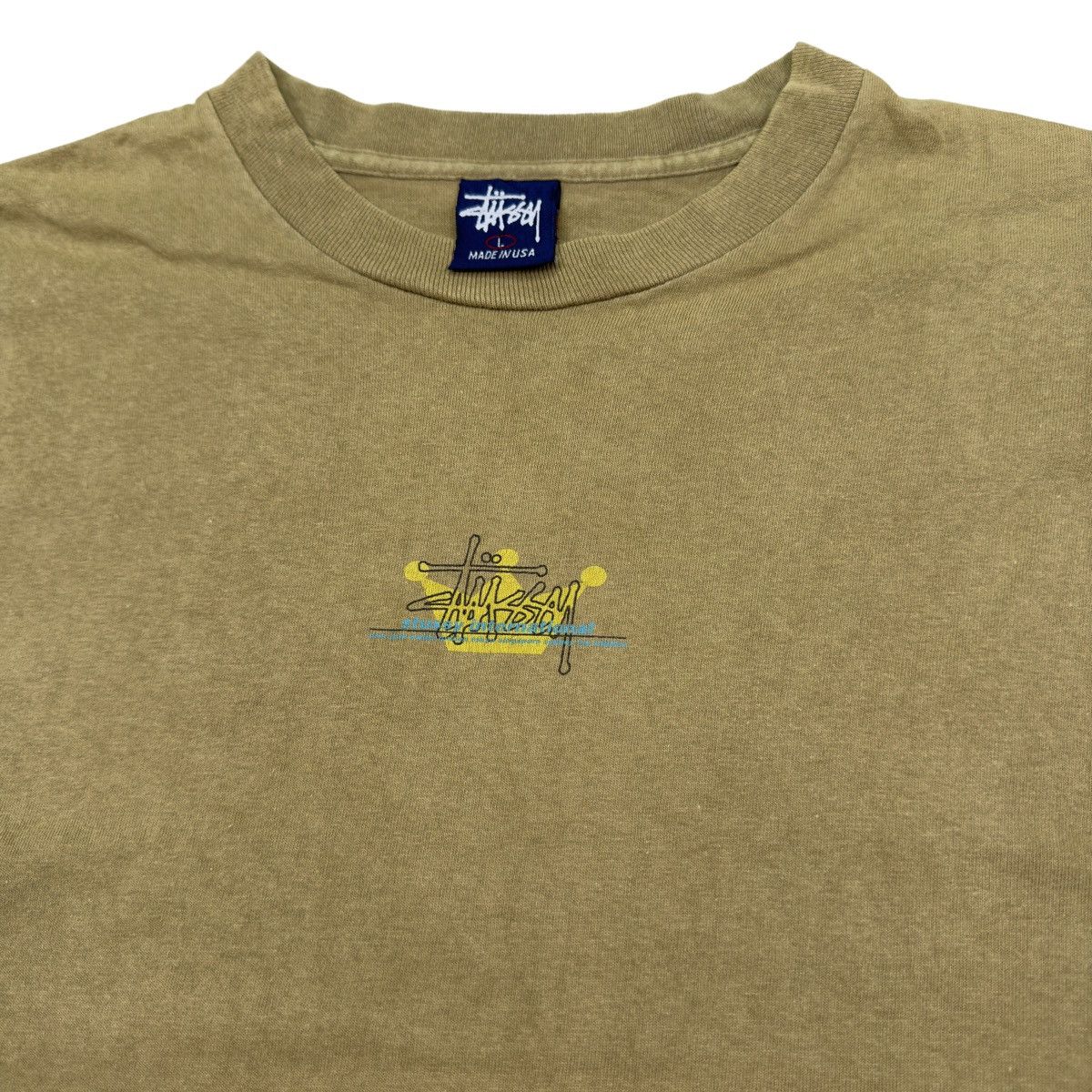 Stussy Vintage 90s Stussy International Single Stitch T-Shirt Size US L / EU 52-54 / 3 - 4 Thumbnail