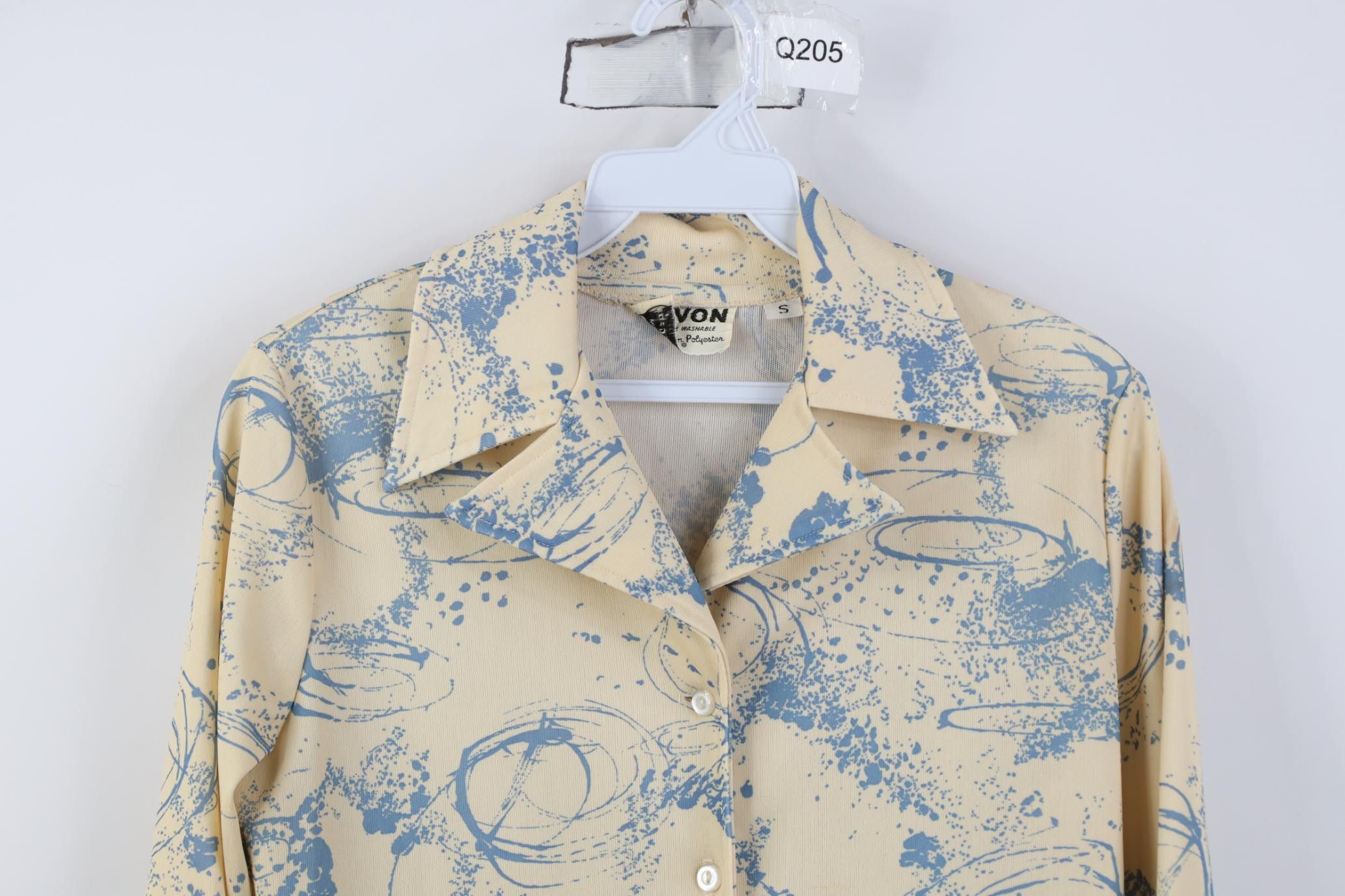 Vintage Vintage 70s Streetwear Camp Collar Knit Button Shirt USA Size S / US 4 / IT 40 - 2 Thumbnail