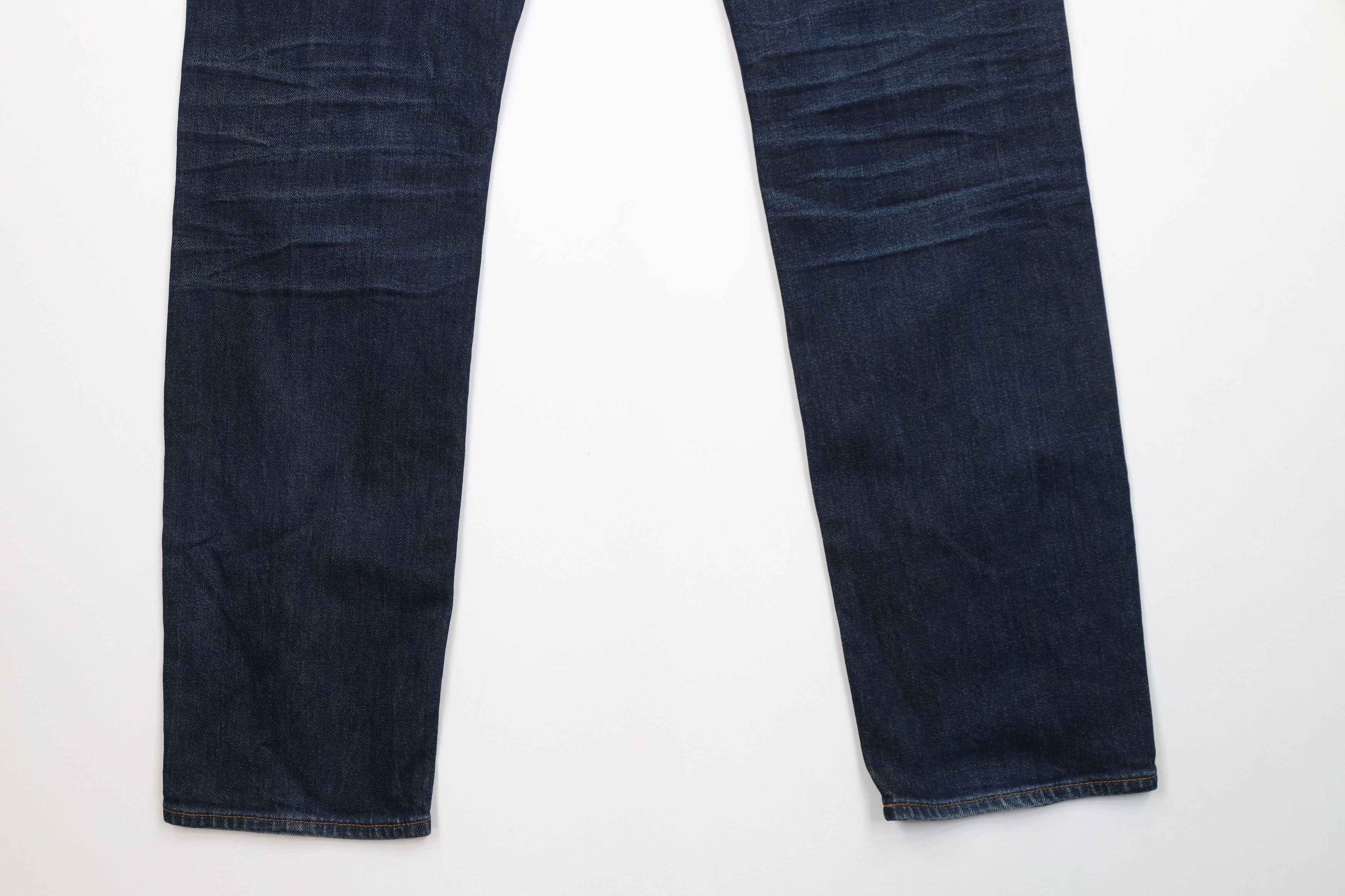 J.Crew × Vintage J Crew Stretch 770 Straight Leg Denim Jeans Dark Wash Blue Size US 32 / EU 48 - 15 Thumbnail