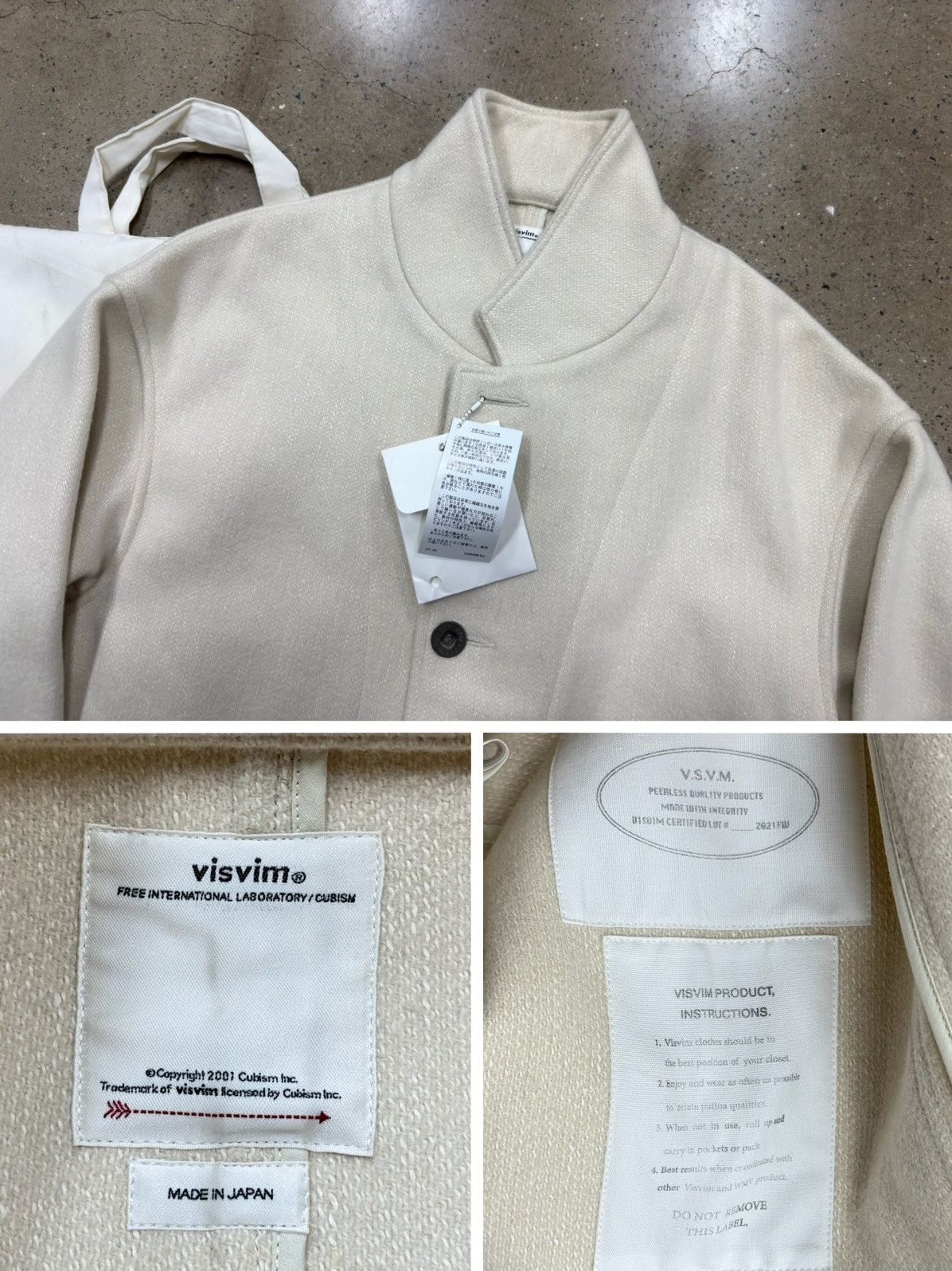 Visvim VISVIM 21AW HAYWARD JKT (MELTON) Size US XL / EU 56 / 4 - 5 Thumbnail