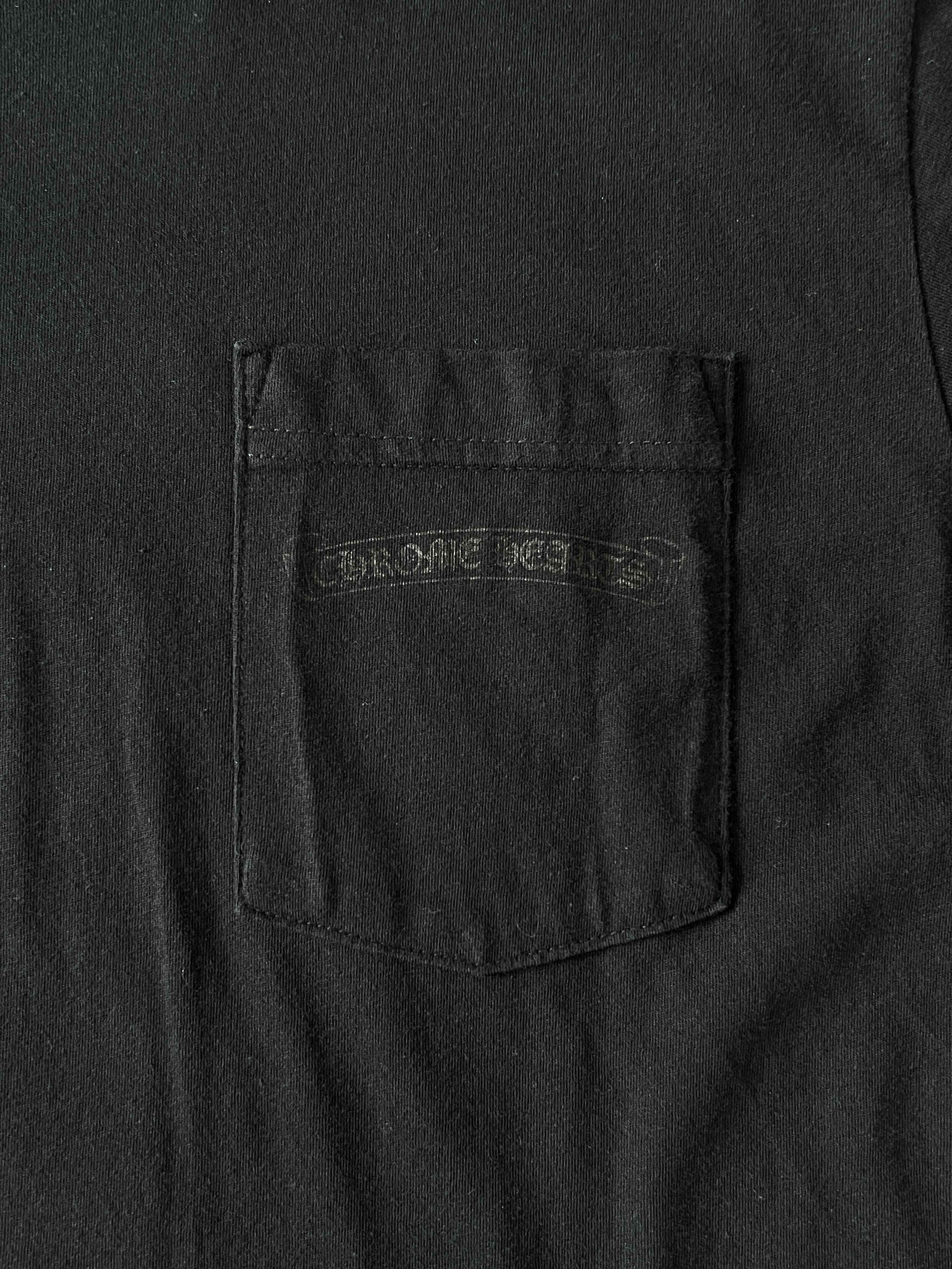 Chrome Hearts Chrome Hearts Orange Cross Pocket Tee Black Medium Size US M / EU 48-50 / 2 - 4 Thumbnail