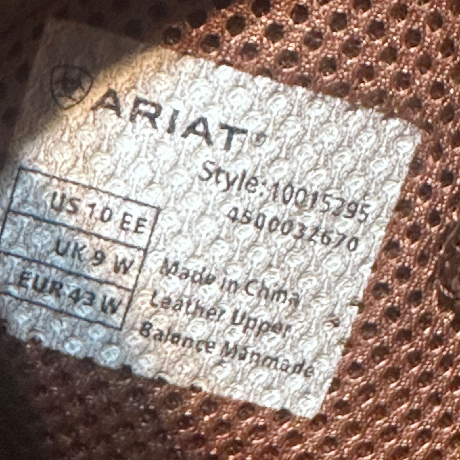 Ariat Mens ARIAT Western Leather Cowboy Boots Size 10 Size US 10 / EU 43 - 11 Thumbnail