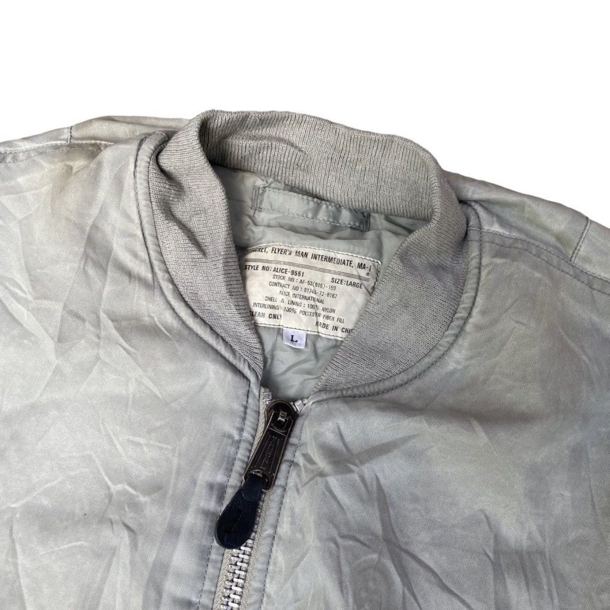Other Vintage MA 1 US Air Force Reversible Bomber Jacket. #C3 Size US L / EU 52-54 / 3 - 2 Thumbnail