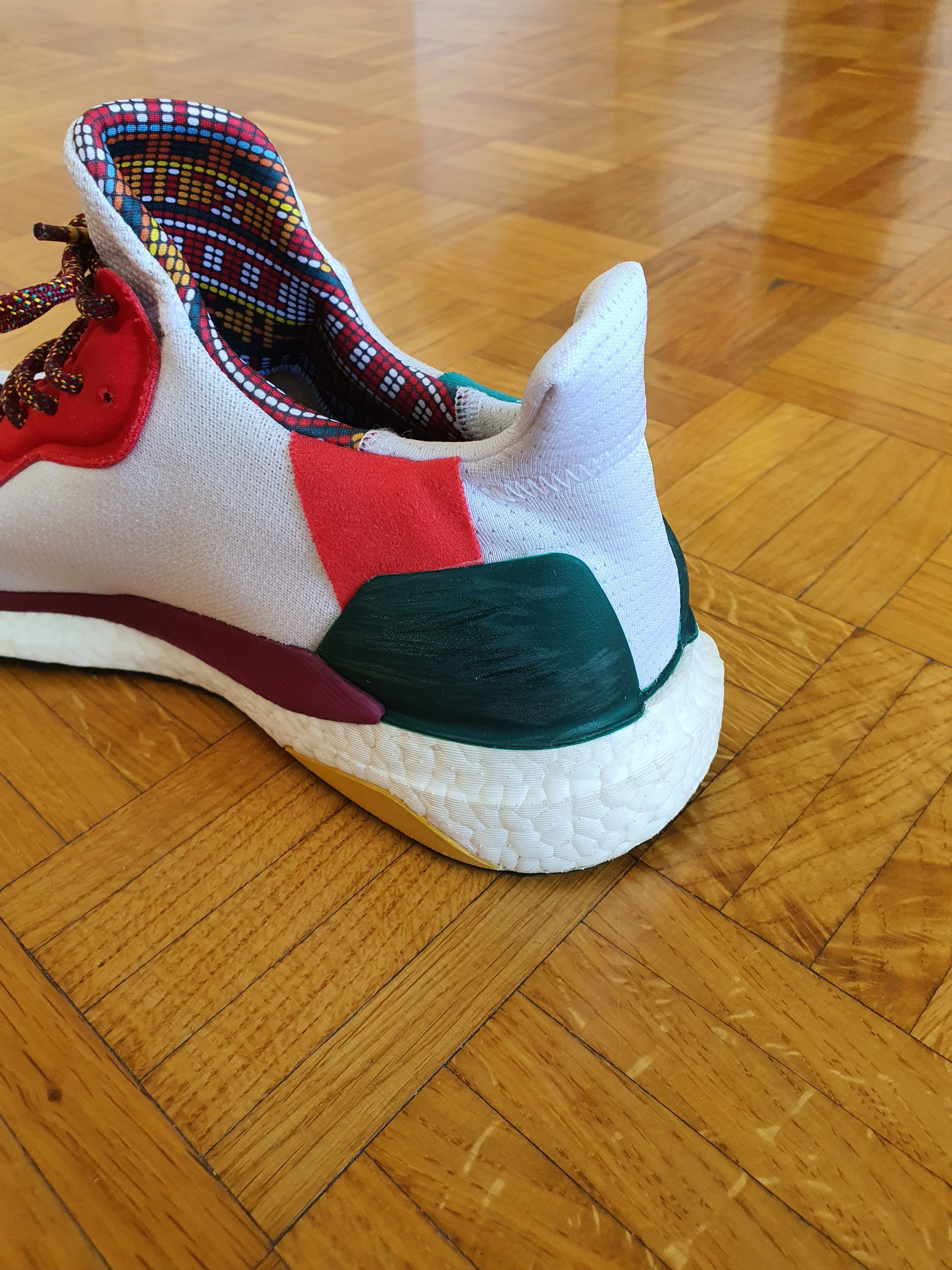Adidas × Pharrell SOLAR GU GLIDE BOOST (White, BB8044) - US 14, EU 49.3, 32 cm Size US 14 / EU 47 - 13 Thumbnail