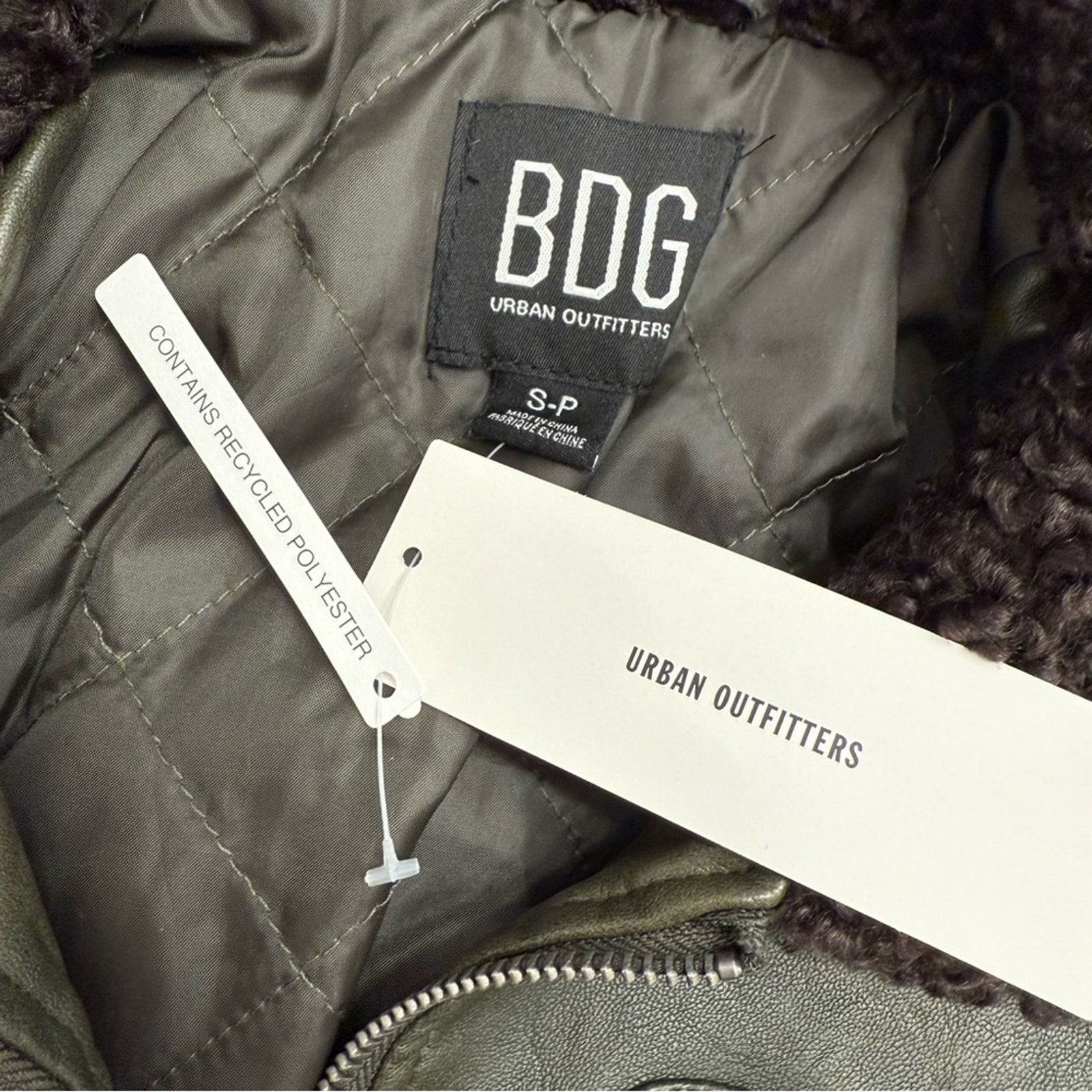 Bdg Urban Outfitters BDG Janine Faux Leather Cropped Jacket S Size S / US 4 / IT 40 - 7 Thumbnail