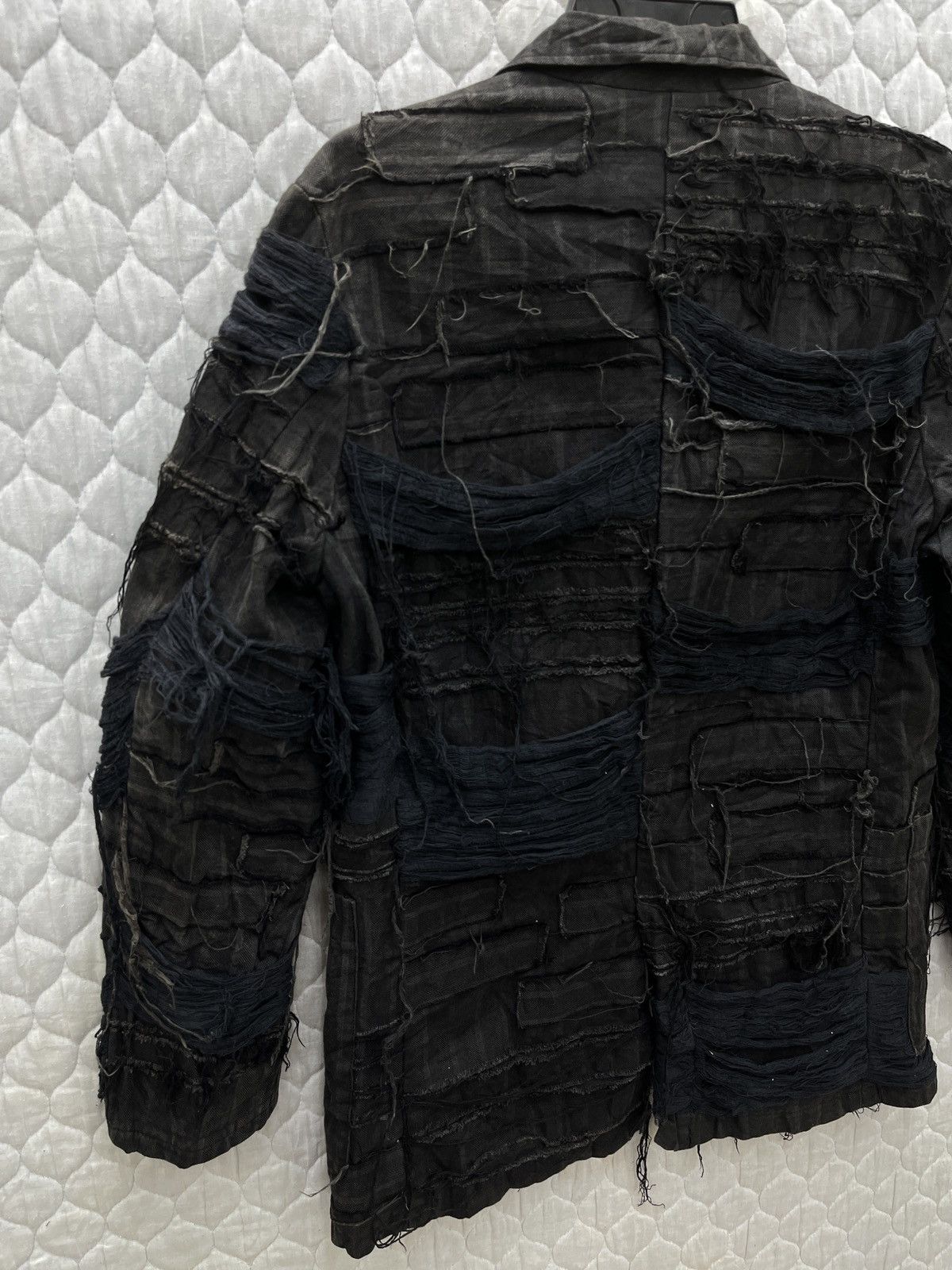 Le Grande Bleu (L.G.B.) 🔥🔥🔥ARCHIVE VINAGE IRISH RAG CLOTH GHOST PUNK JACKET Size US S / EU 44-46 / 1 - 17 Thumbnail