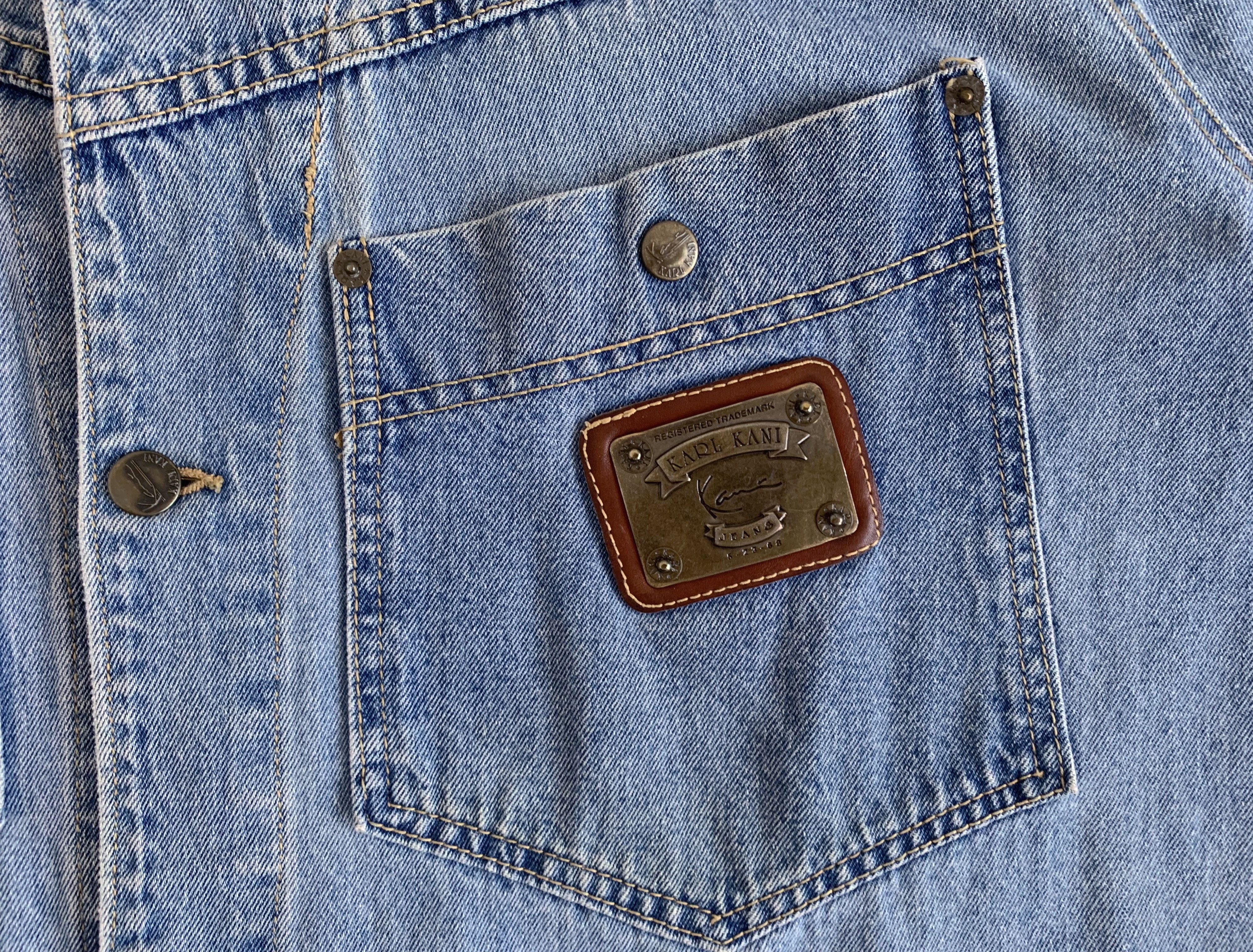 Karl Kani Vintage 90s KARL KANI Jacket Jeans Denim 2pac Tupac Hip Hop Size US M / EU 48-50 / 2 - 6 Thumbnail