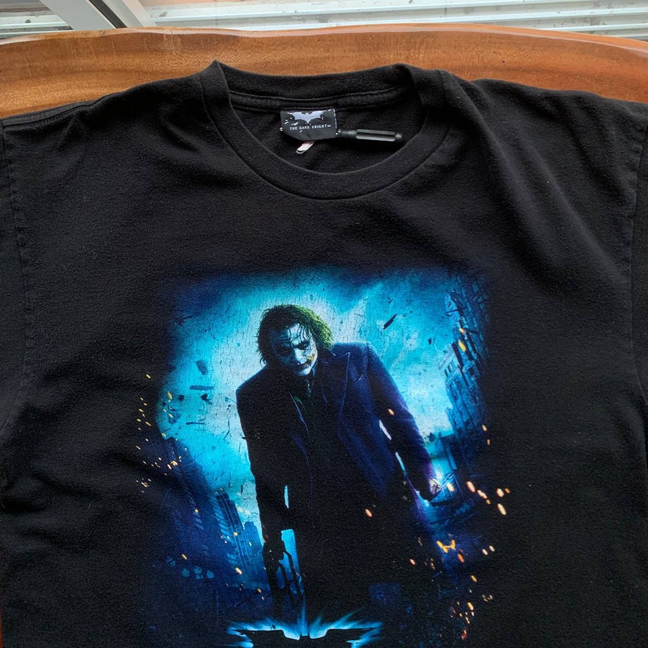 DC Comics Joker The Dark Knight Batman Heath Ledger Black T Shirt Size US L / EU 52-54 / 3 - 3 Thumbnail