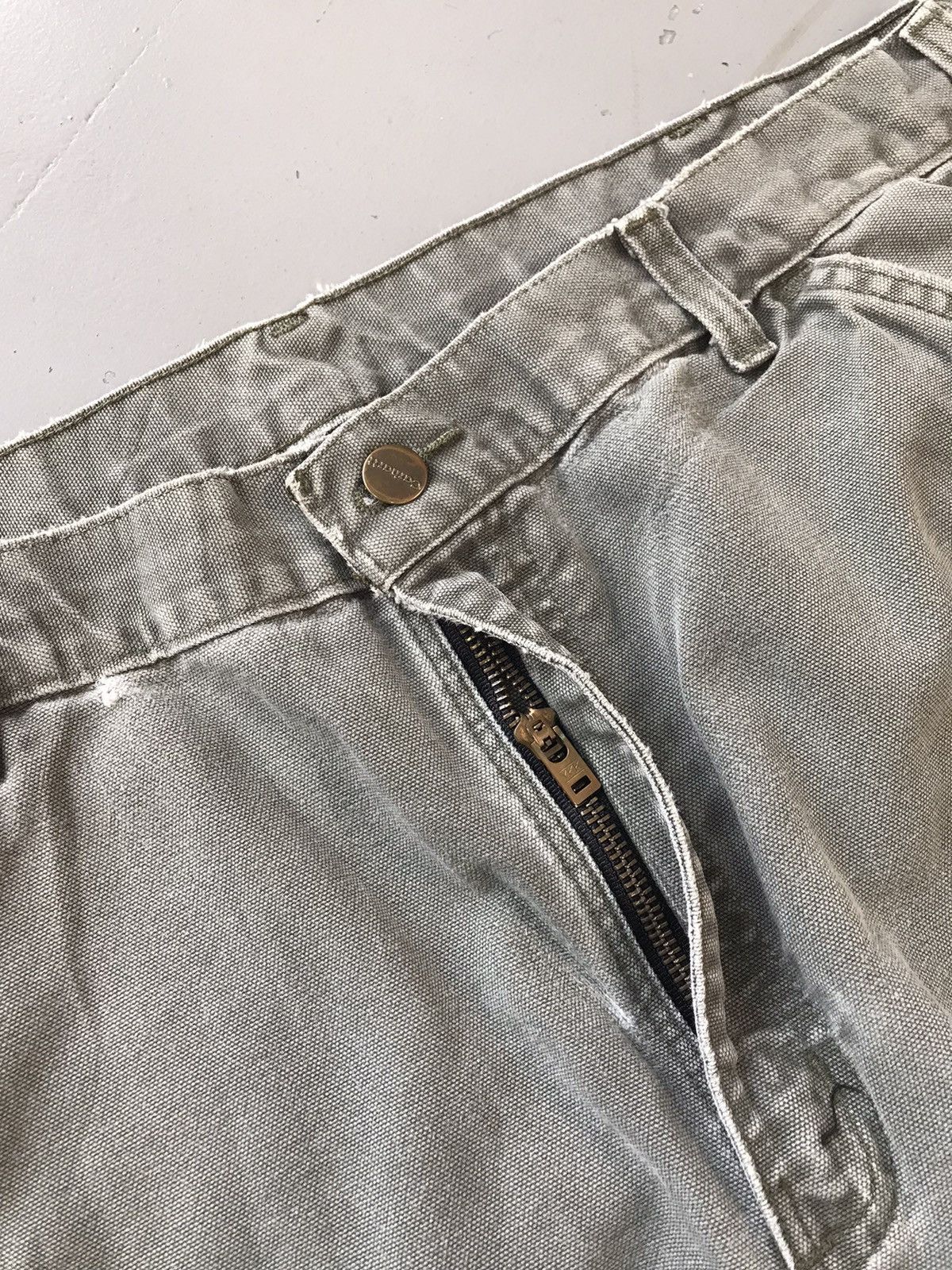 Carhartt × Vintage Vintage moss green Carhartt B11 mos denim Size US 38 / EU 54 - 7 Thumbnail