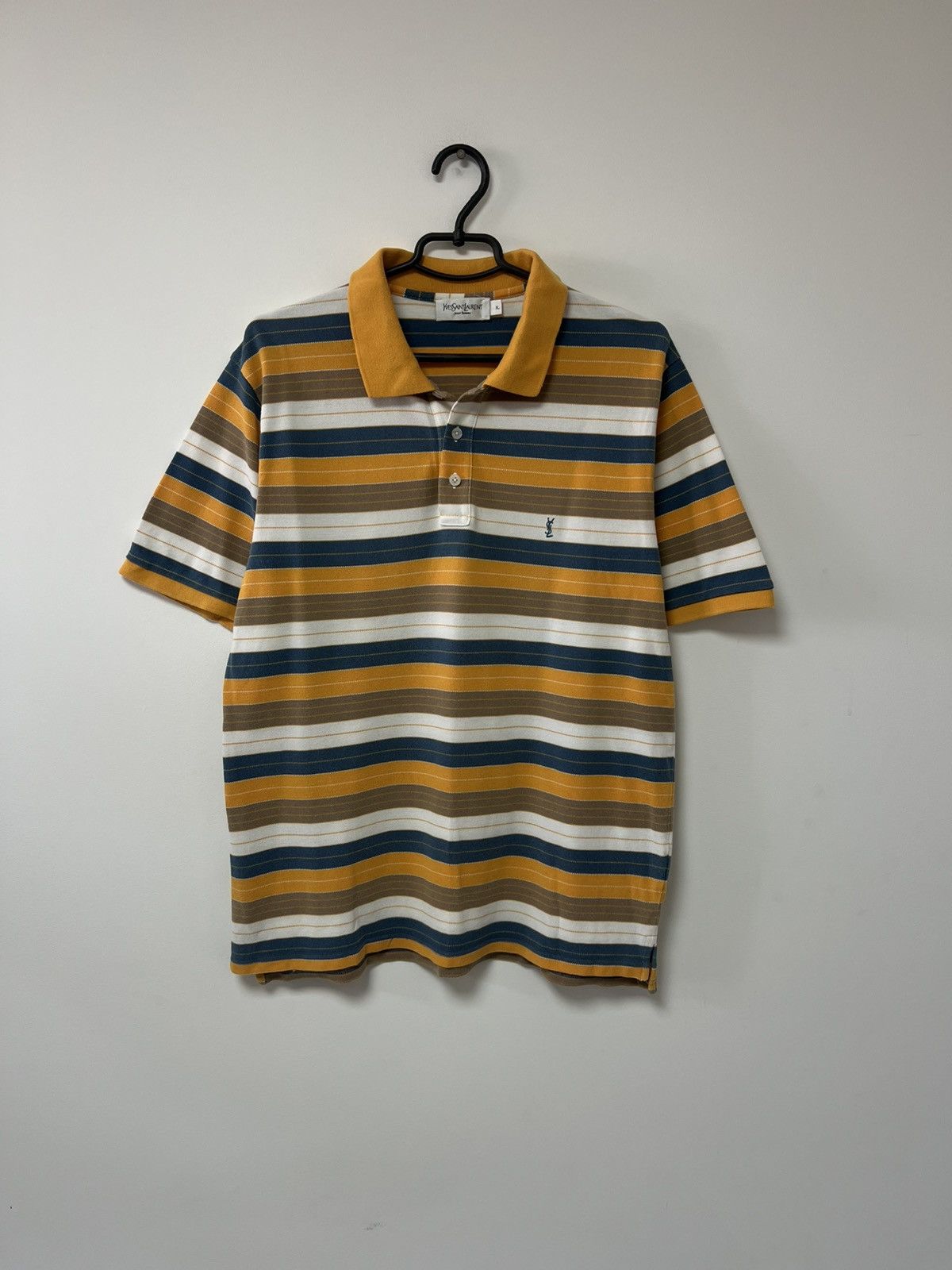 Yves Saint Laurent Hype Yves Saint Lauren Polo T Shirt YSL Luxury Mens sz XL Size US XL / EU 56 / 4 - 2 Thumbnail