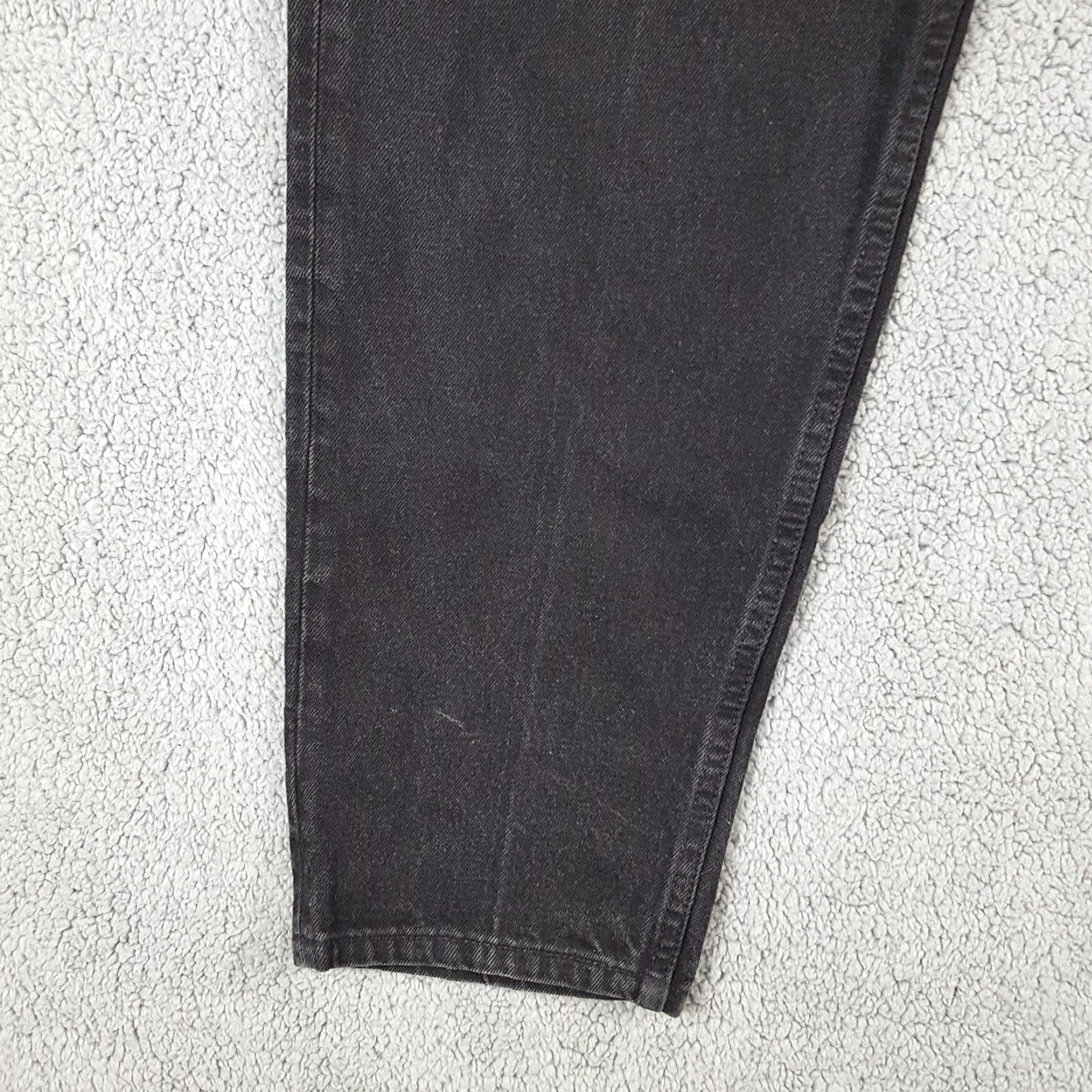 Levi's VINTAGE Levi's 550 Relaxed Tapered Black Denim Jeans Men's Size 34x32 Y2K 90s Size US 34 / EU 50 - 4 Thumbnail