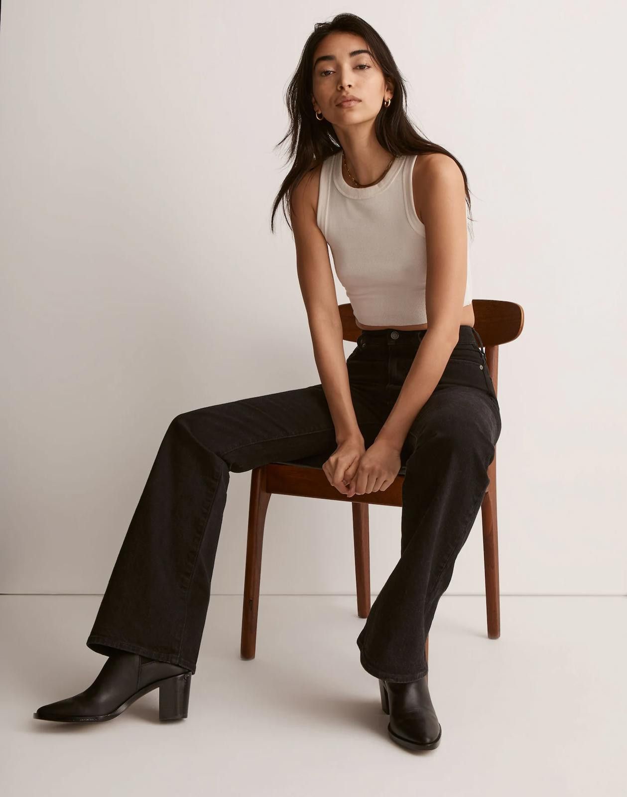 Madewell NWT Madewell The Perfect Vintage Flare Jean Black OoP - W 30 Size 30" / US 8 / IT 44 - 2 Thumbnail