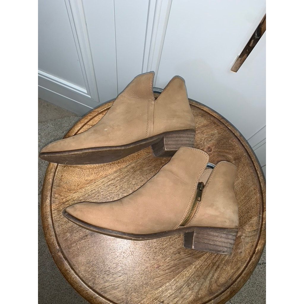 Splendid Splendid Women's Brown Ankle Booties Low Block Heel Size US 10 / IT 40 - 6 Thumbnail