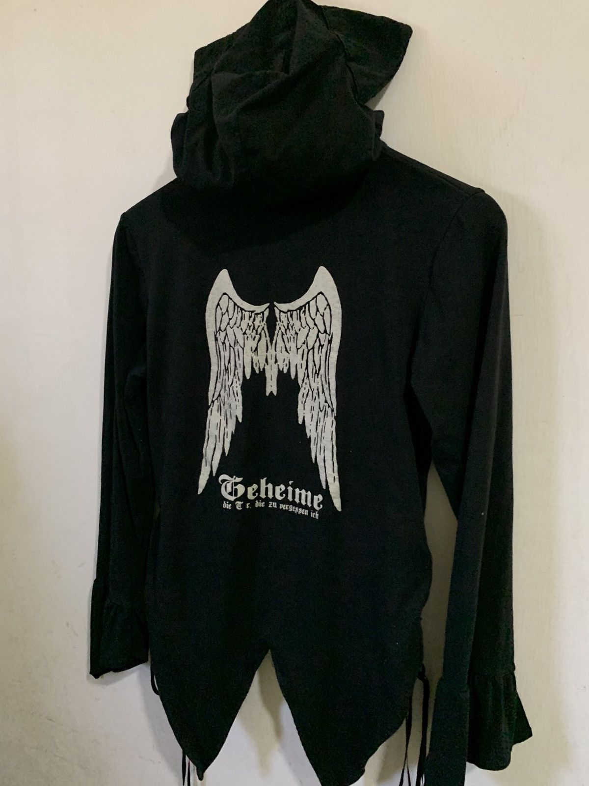 Japanese Brand Blood Storm Y2K Fetaher Crown Skull Hooded Size M / US 6-8 / IT 42-44 - 12 Thumbnail