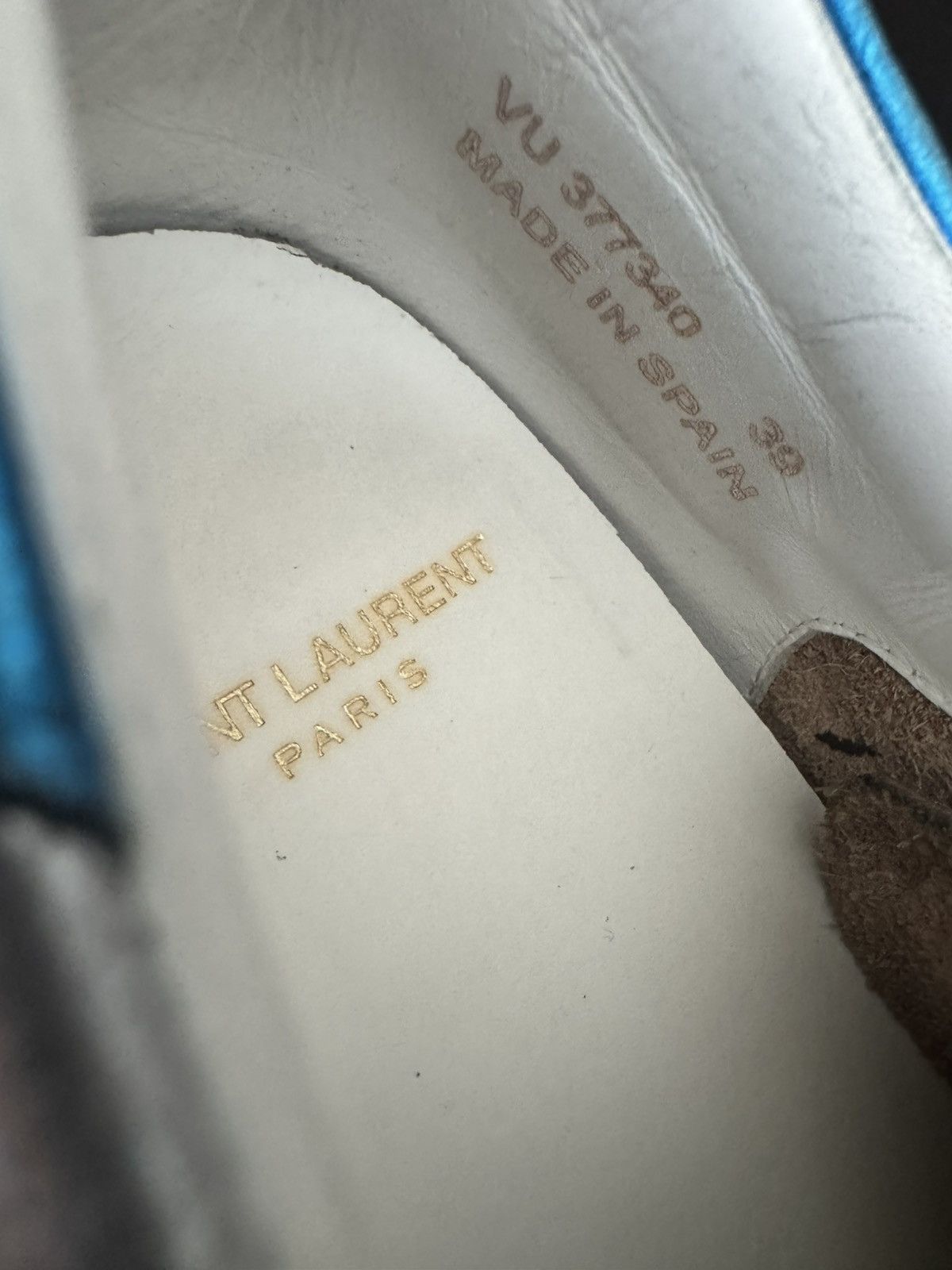 Saint Laurent Paris SLP Silver Leather SL/06 Low Size US 6 / EU 39 - 12 Thumbnail
