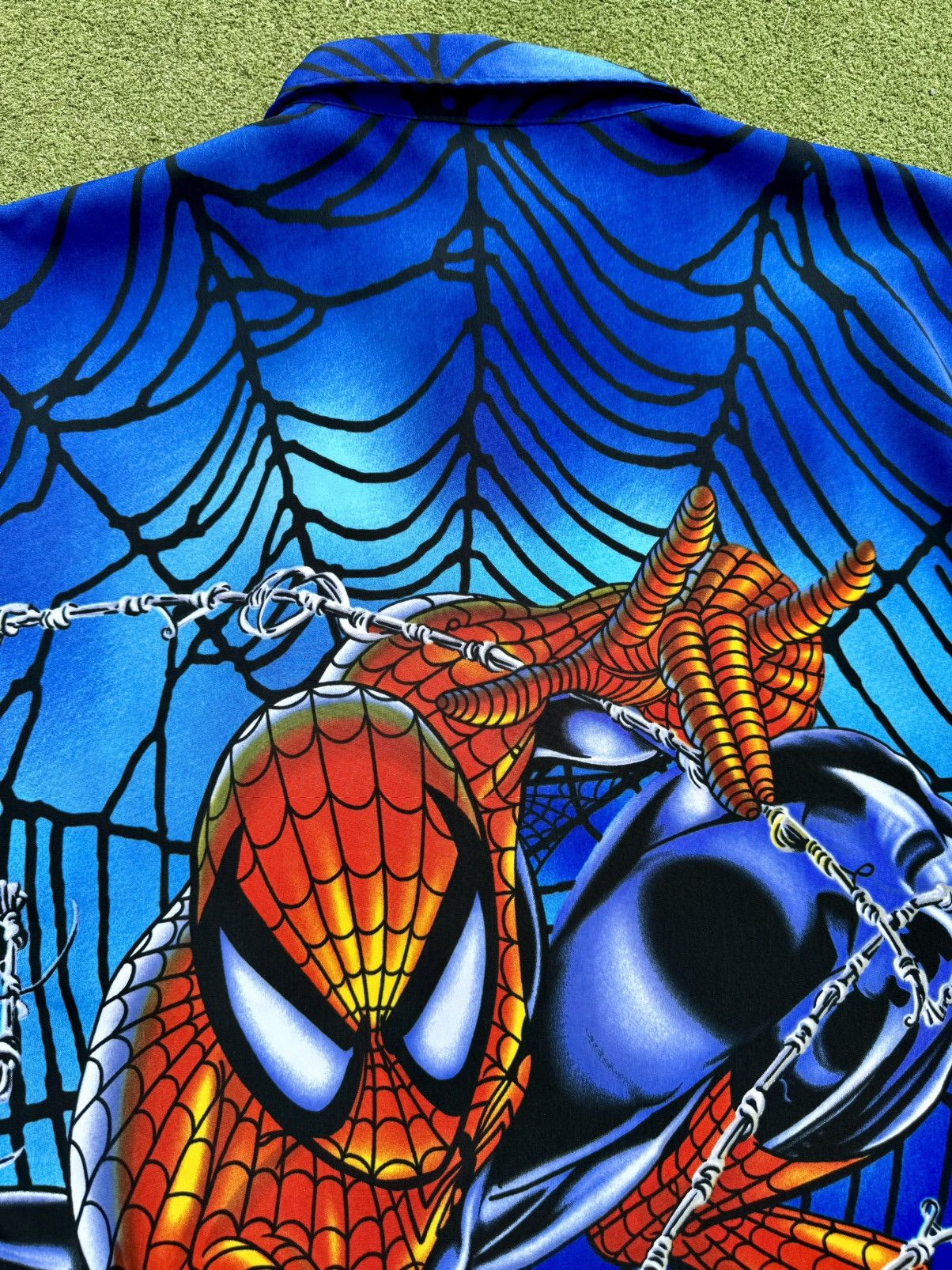 Marvel Comics × Vintage 2001 Spiderman Marvel Japanese Anime Movie Button Up Shirt Size US M / EU 48-50 / 2 - 7 Thumbnail
