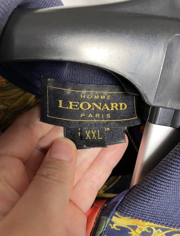 Leonard Paris × Vintage Luxury Leonard Paris Homme full floral print polo size Xxl Size US XXL / EU 58 / 5 - 4 Thumbnail