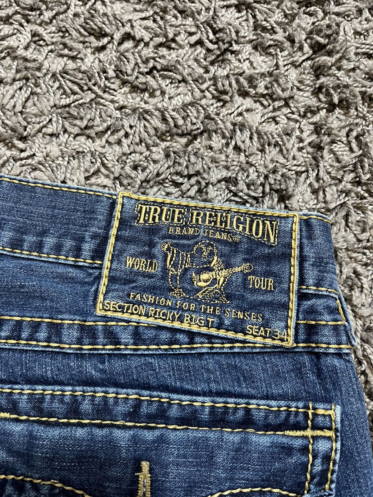 True Religion TRUE RELIGION BAGGY Y2K JEANS Size US 36 / EU 52 - 4 Thumbnail