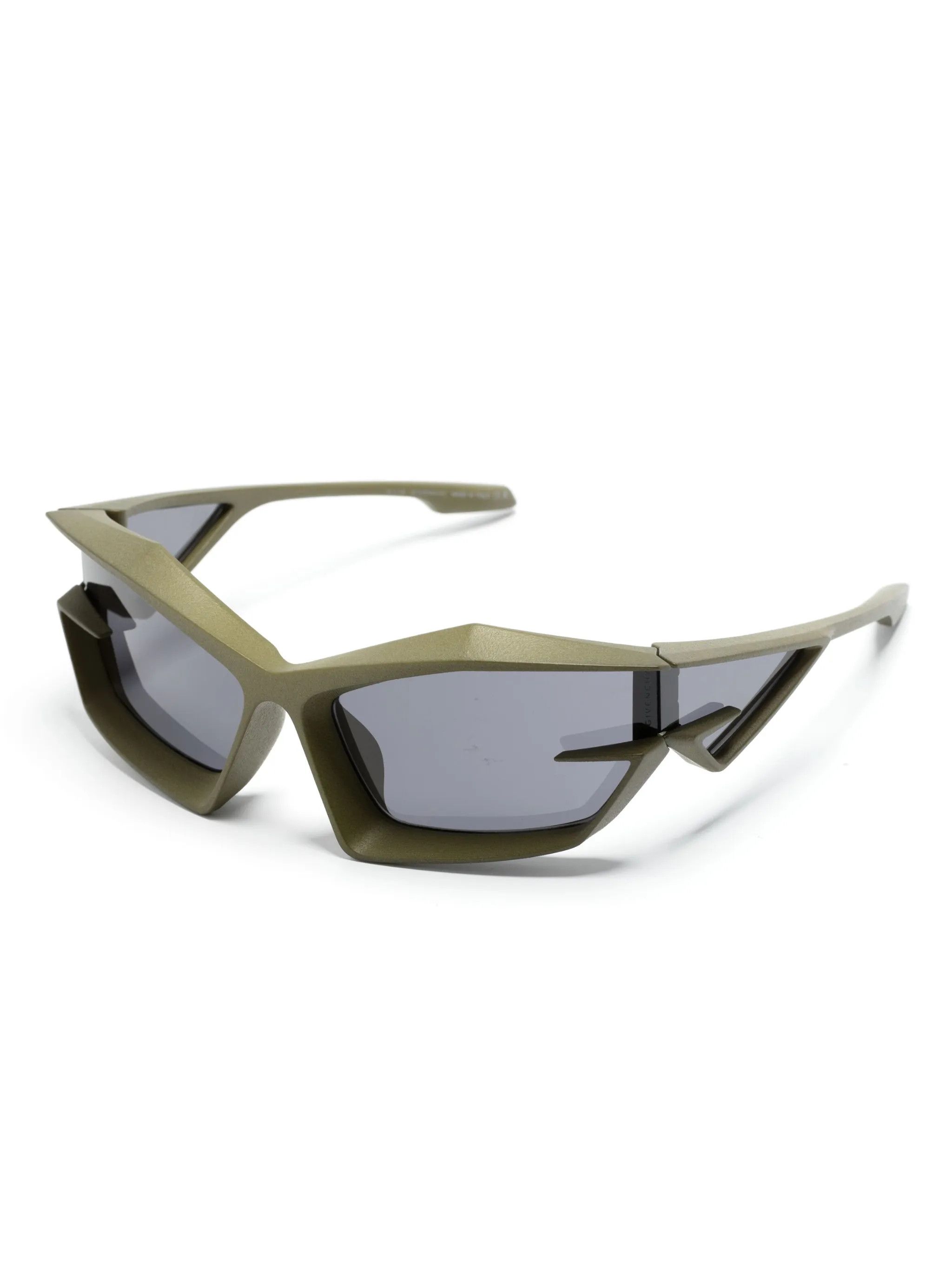 Givenchy Givenchy Giv Cut Shield Sunglasses Matte Green Unisex Size ONE SIZE - 1 Thumbnail