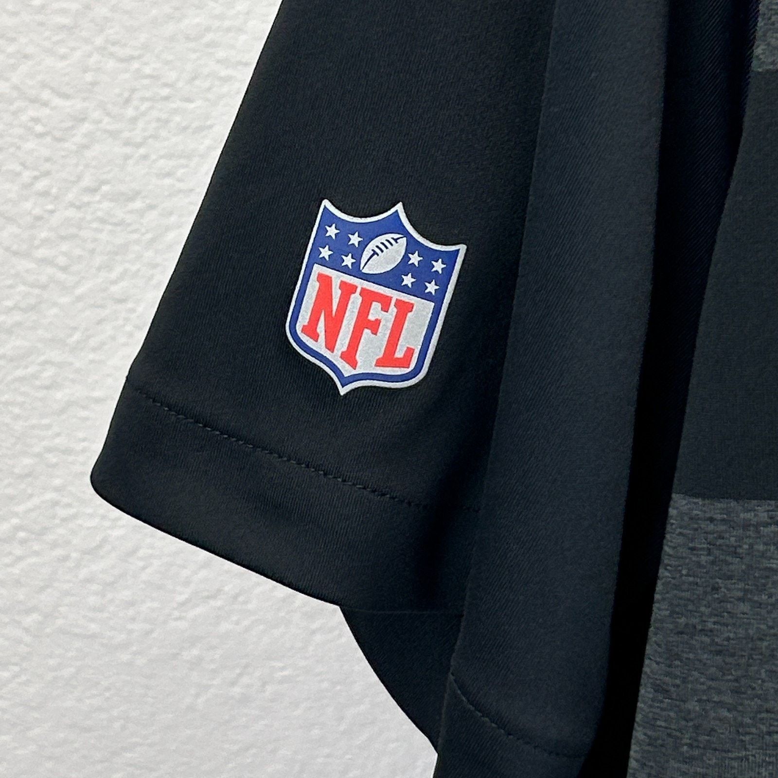 Nike Las Vegas Raiders Polo Shirt Black Striped NFL Nike L Large Size US L / EU 52-54 / 3 - 6 Thumbnail