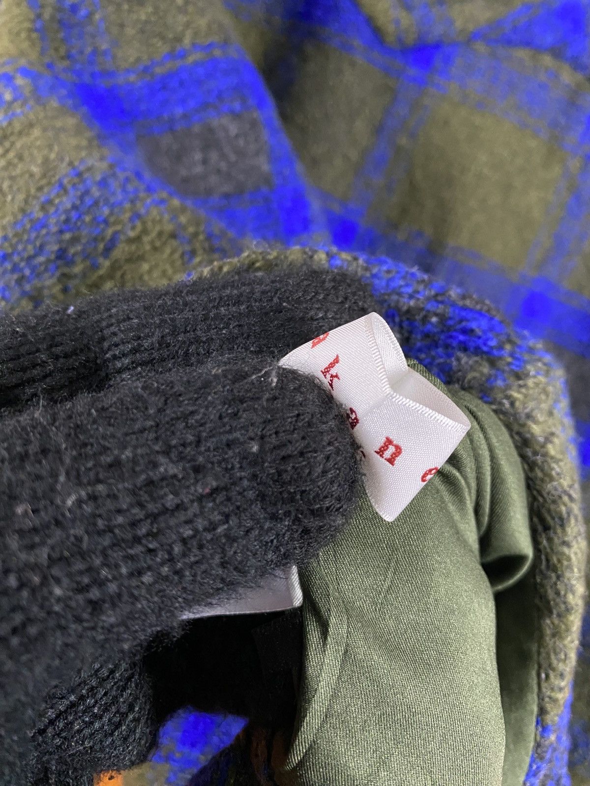 Japanese Brand Vintage Akane Japanese Plaid Cape Jacket Blue Green Check Size L / US 10 / IT 46 - 15 Thumbnail