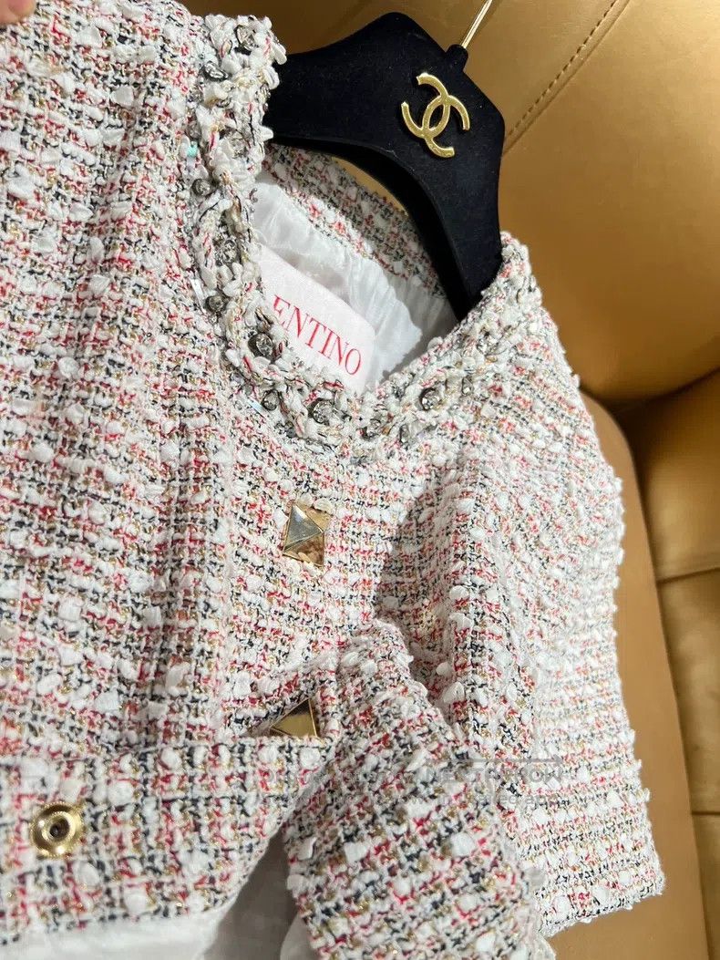 Valentino Valentino Tweed dress Size S / US 4 / IT 40 - 7 Thumbnail