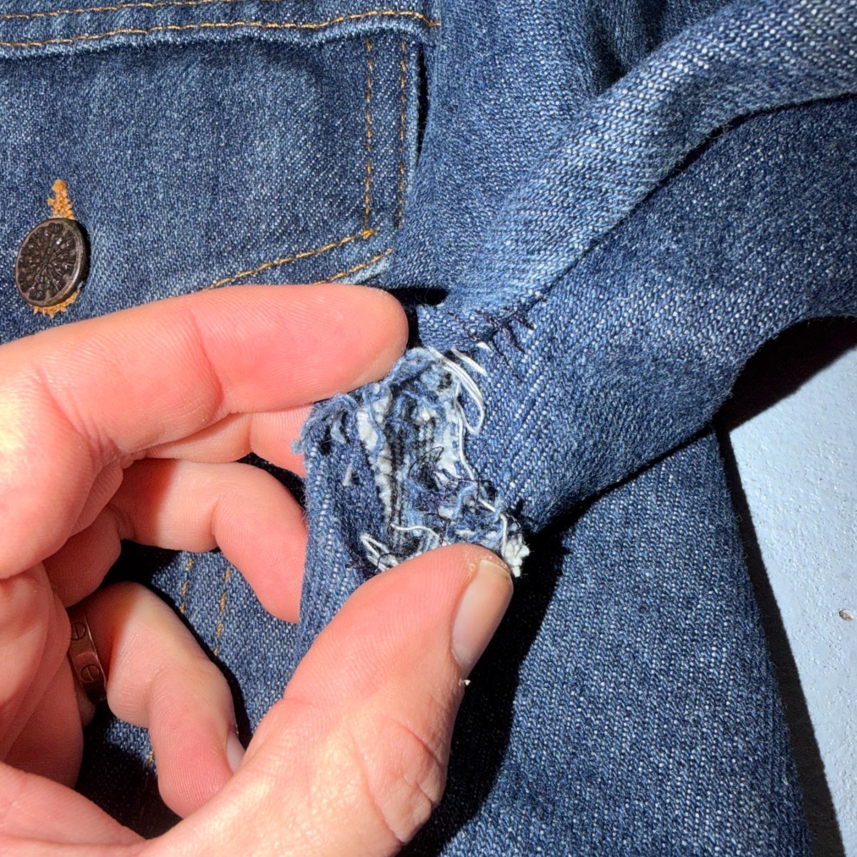 JCPenney VINTAGE JC Penney Ranchcraft Denim Jacket 1970s Blue L Long Sleeve Mens Womens 70s Casual Denim Brand: JC Penney Size US L / EU 52-54 / 3 - 6 Thumbnail