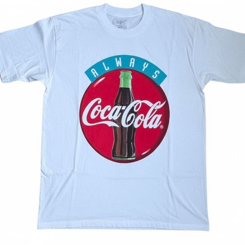 Coca Cola Vintage Coca-Cola Always Coke T-Shirt Mens XL White Single Stitch USA Made Size US XL / EU 56 / 4 - 1 Thumbnail