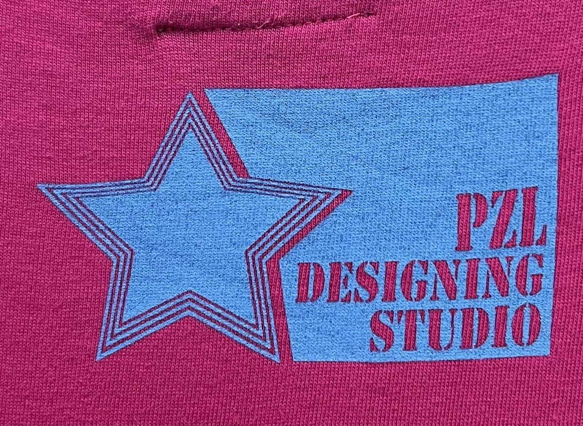 Designer × Vintage VINTAGE PZL DESIGNING STUDIO MONKEY GUN STOCK TEE SHIRT Size US L / EU 52-54 / 3 - 4 Thumbnail