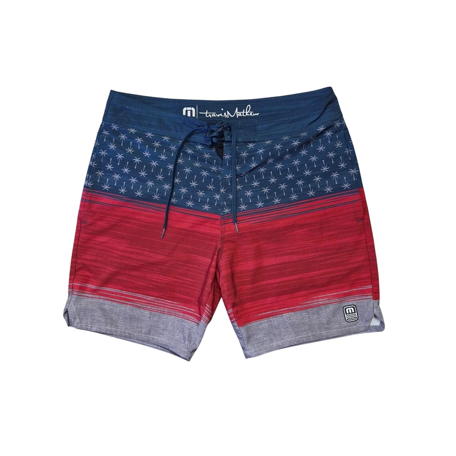 TravisMathew Travis Mathew Board Shorts Men’s Size 34 Murican Swim Trunks Size US 34 / EU 50 - 1 Thumbnail