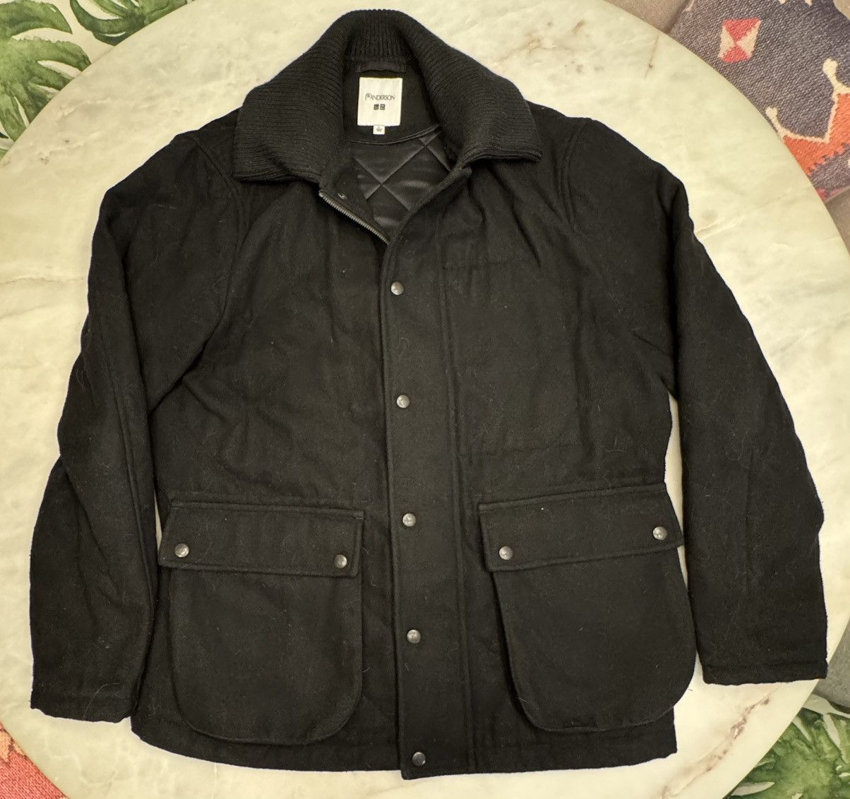 JW Anderson x Uniqlo Wool-Blend Quilted Jacket