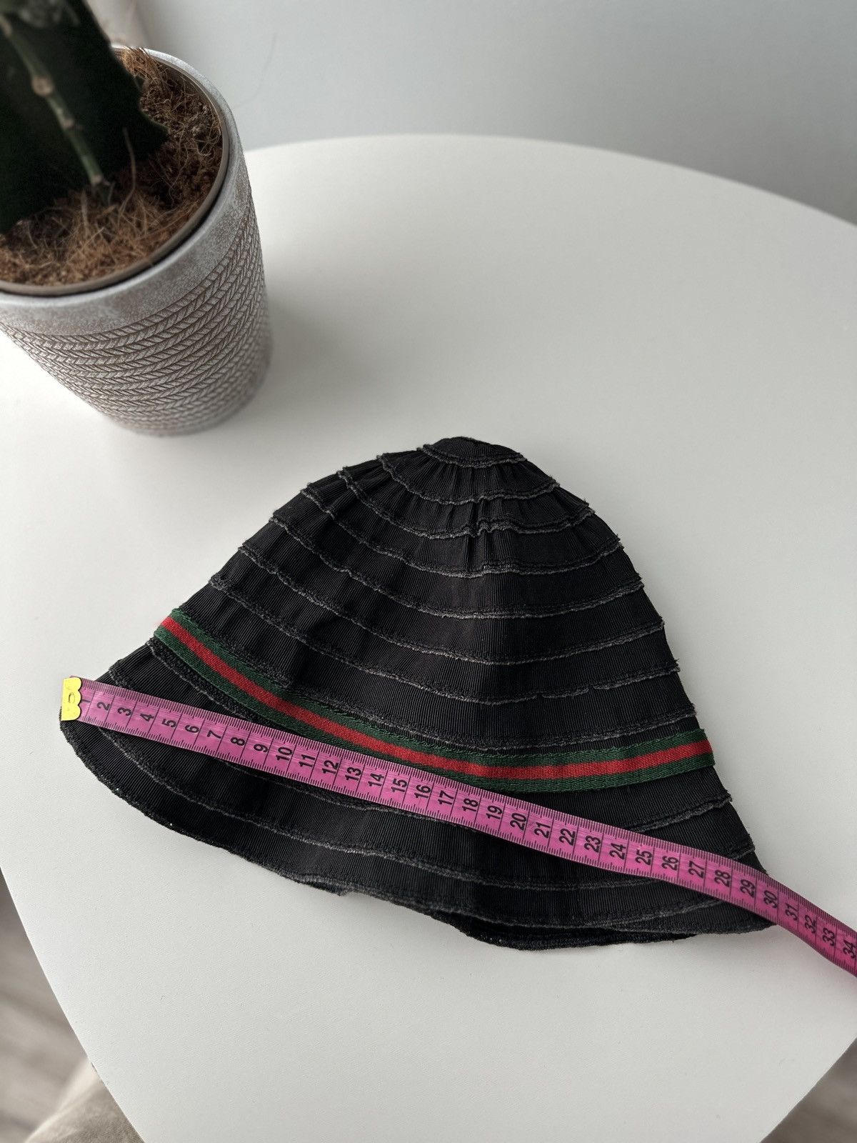Gucci Gucci Web Stripe Bucket Hat Size ONE SIZE - 4 Thumbnail
