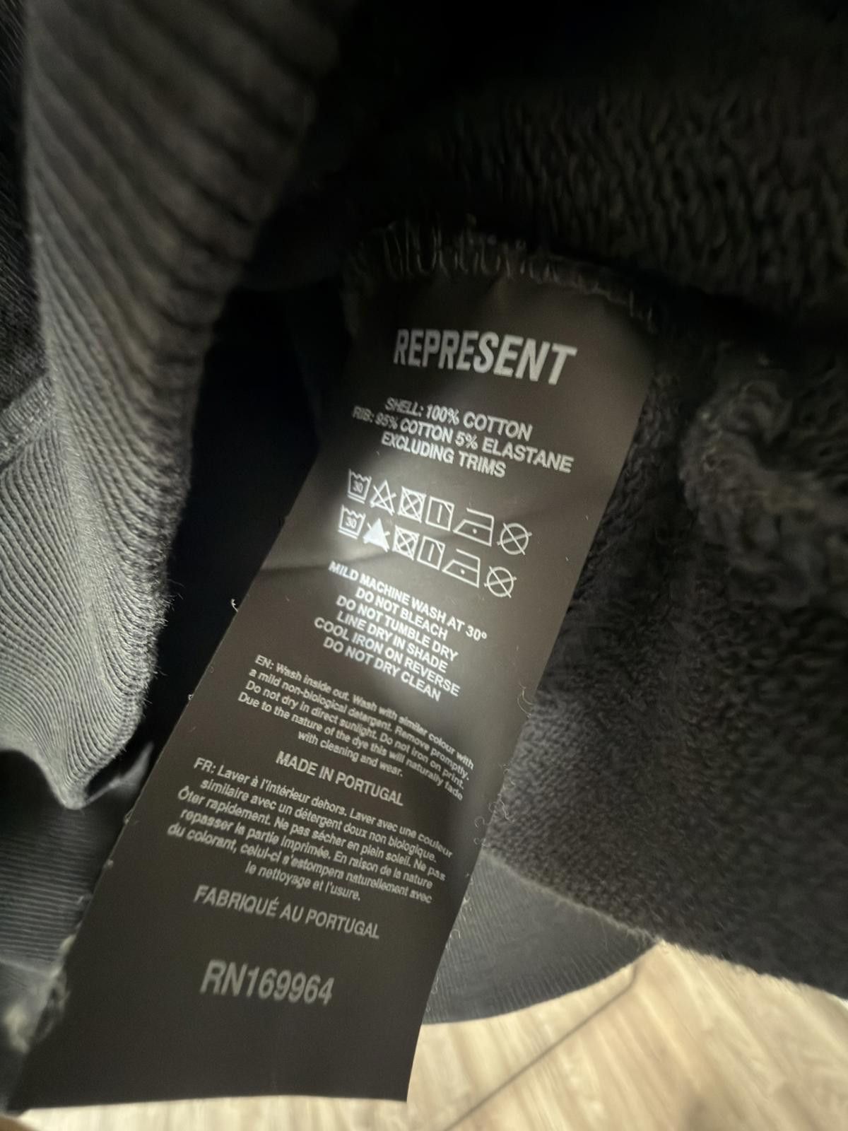 Represent Clo. Represent Angel Hoodie Washed Charcoal Size US L / EU 52-54 / 3 - 4 Thumbnail