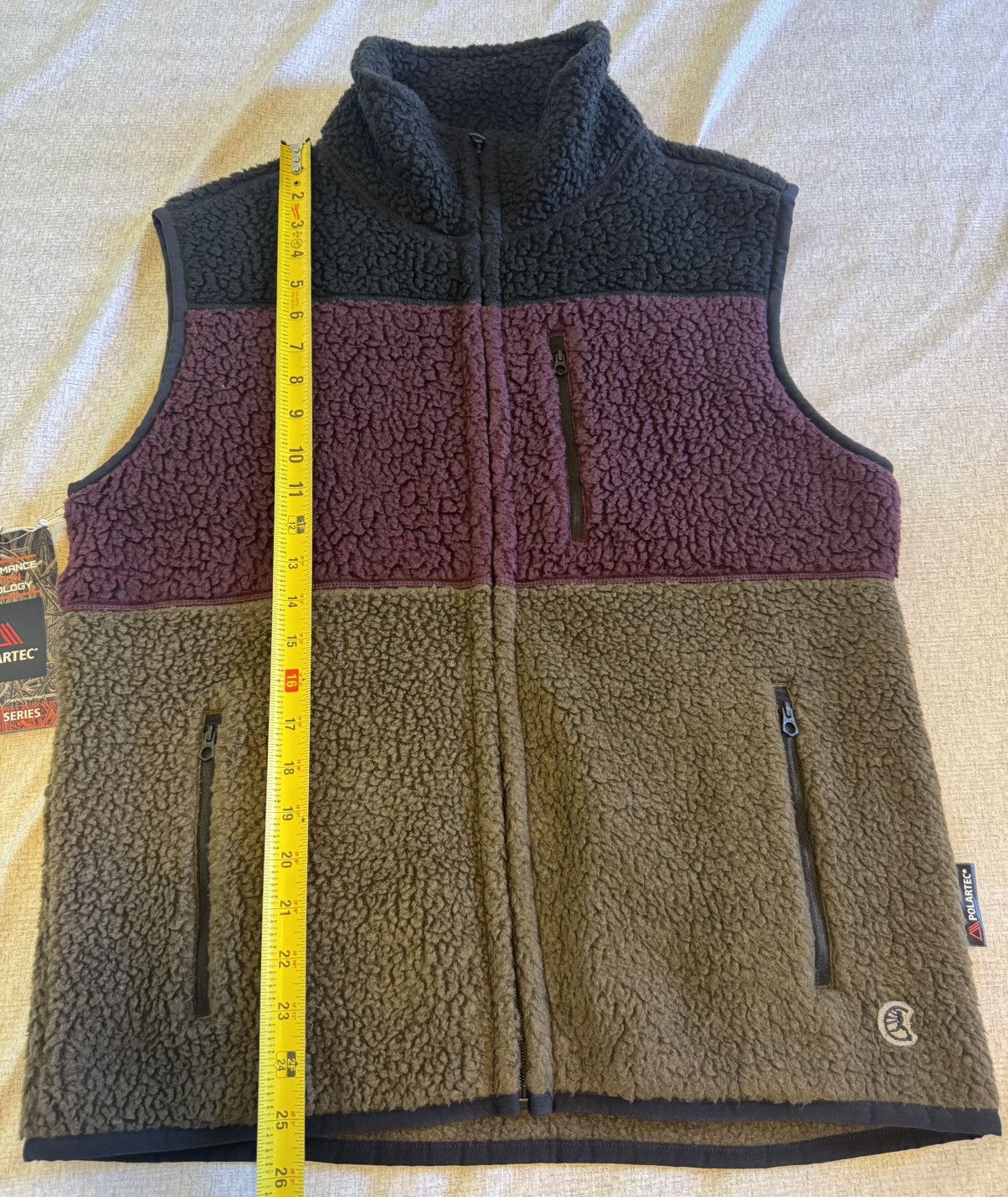 Todd Snyder X Champion Size Medium Vest Sherpa Polartec