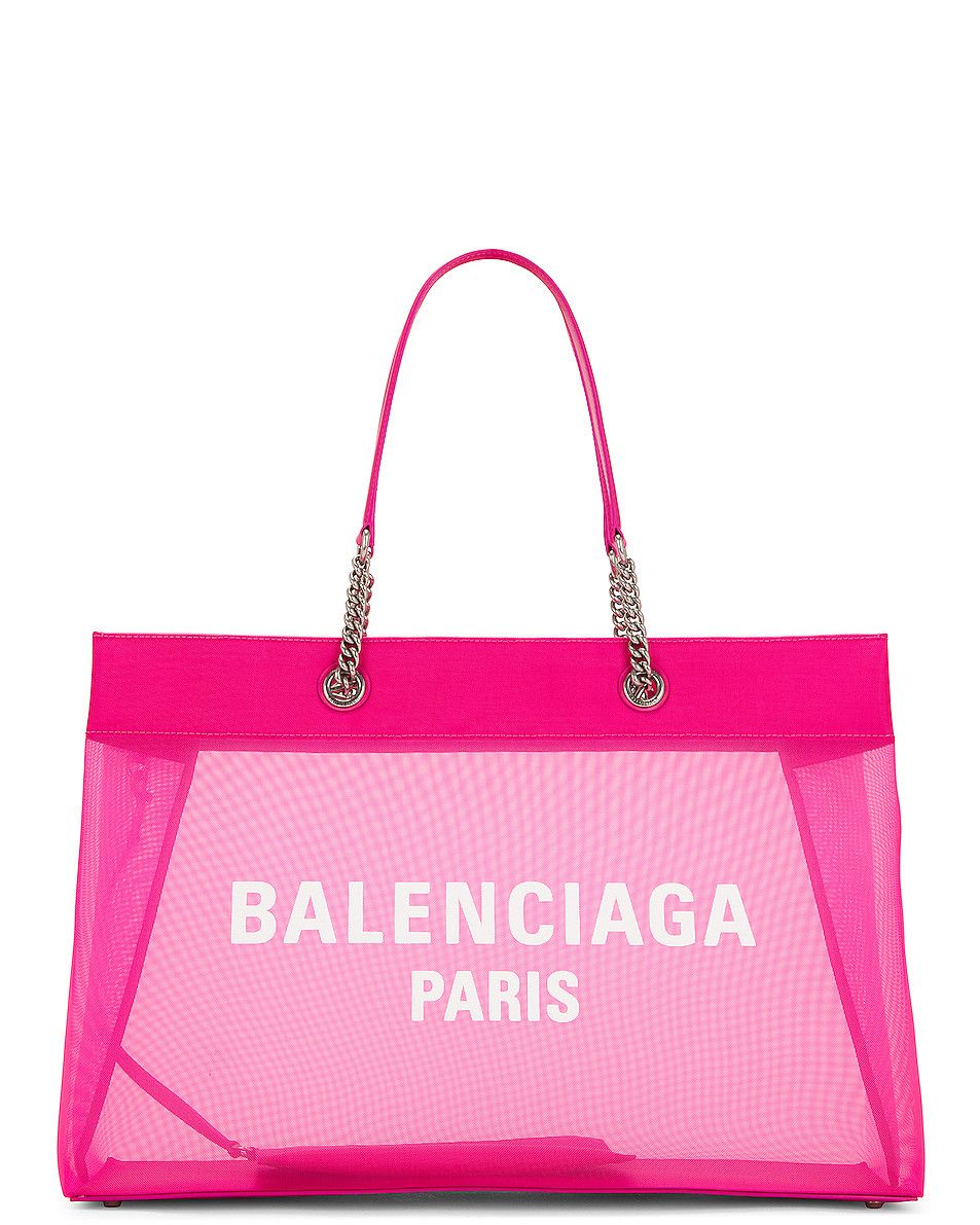 image of Balenciaga O1Srvl11E0524 Size: Os / Large Duty Free Tote Bag In Pink, Women's