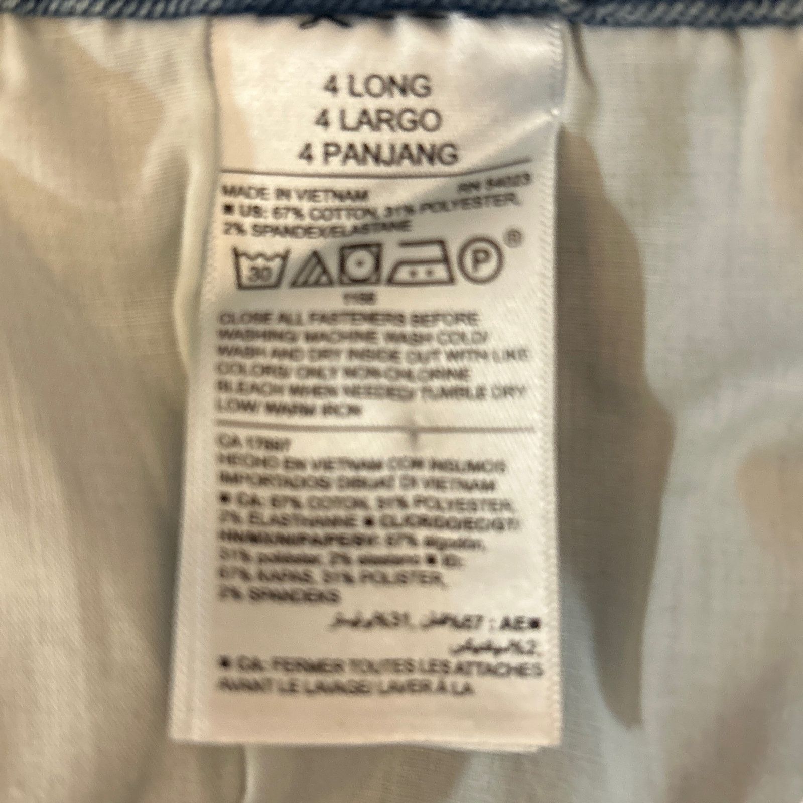 Lands' End Old Navy Womens Pop Icon Skinny Blue Jeans Size 4 Long Size 27" / US 4 / IT 40 - 4 Thumbnail