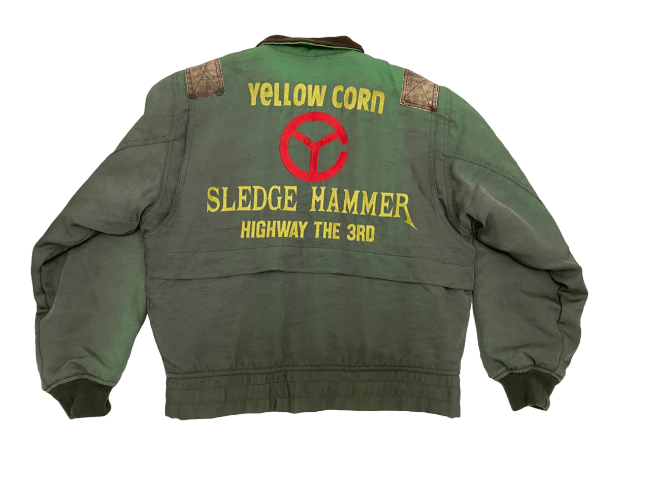 YELLOW CORN ジャケット　XL Vintage Yellow Corn Motorsports Sledge Hammer Jacket Medium