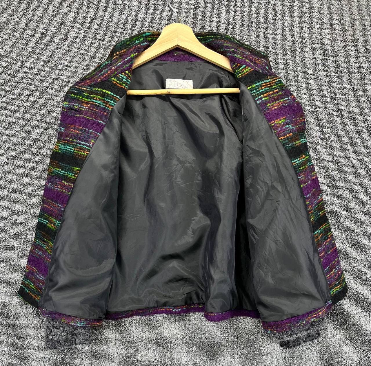 Japanese Brand Vintage Akawe Japanese Luxury Style Wool Cardigan Jacket Size M / US 6-8 / IT 42-44 - 4 Thumbnail