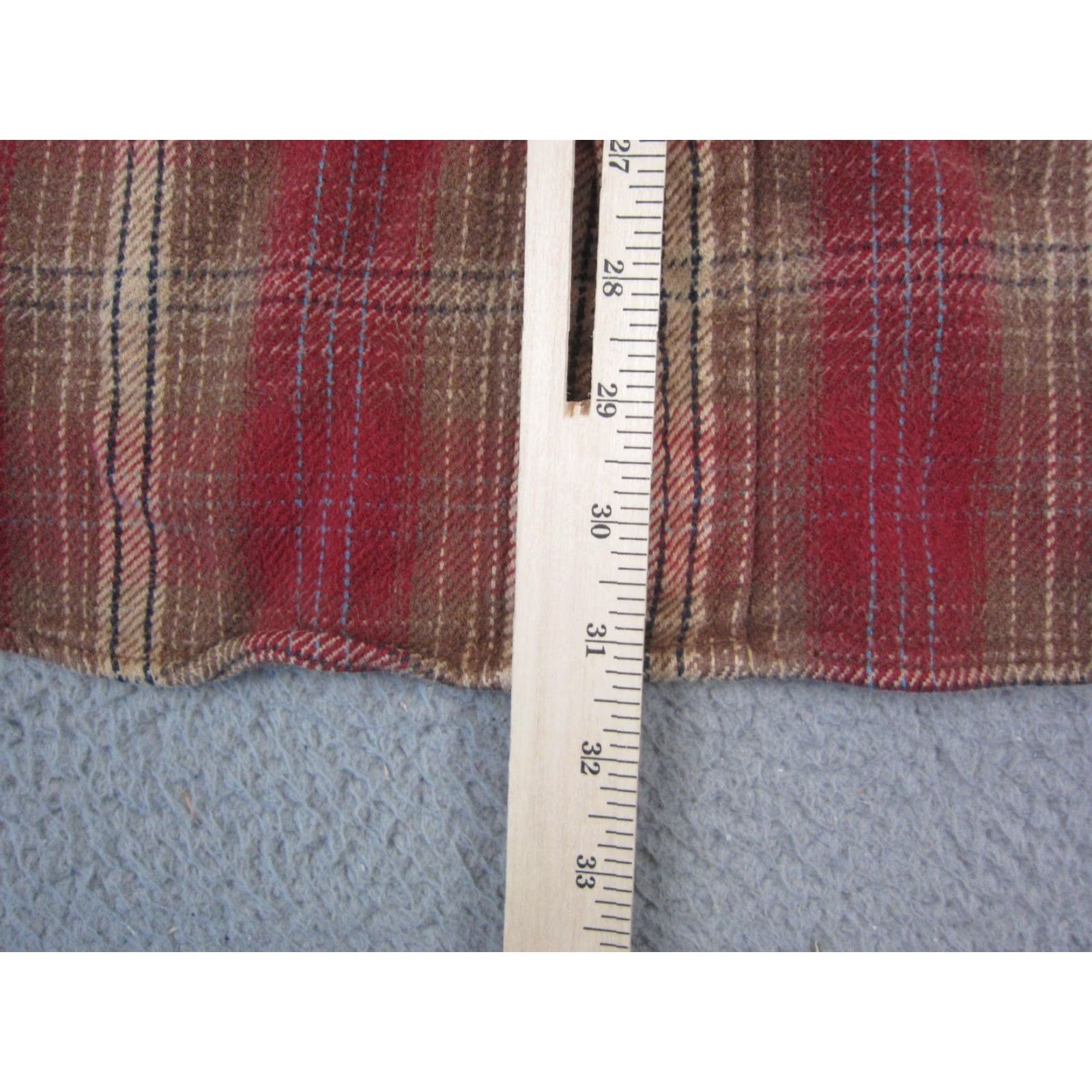 Vintage VINTAGE St Johns Bay Flannel Shirt Mens XLT Red Brown 90s Long Sleeve Pattern Plaid Button-Up Size US XL / EU 56 / 4 - 7 Thumbnail