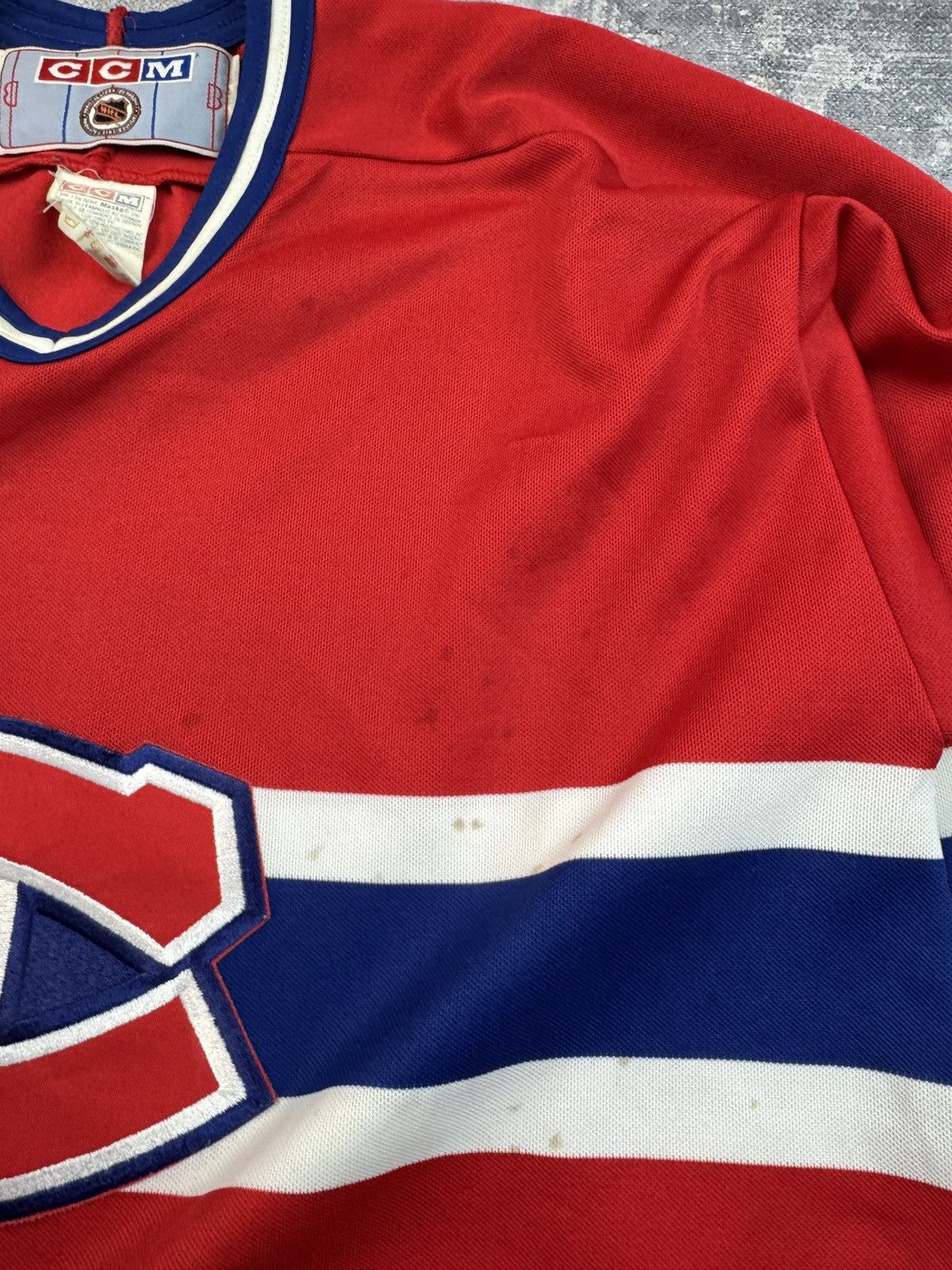 Ccm CCM Hockey Jersey Montreal Canadies NHL 1980/90 Size US XL / EU 56 / 4 - 3 Thumbnail