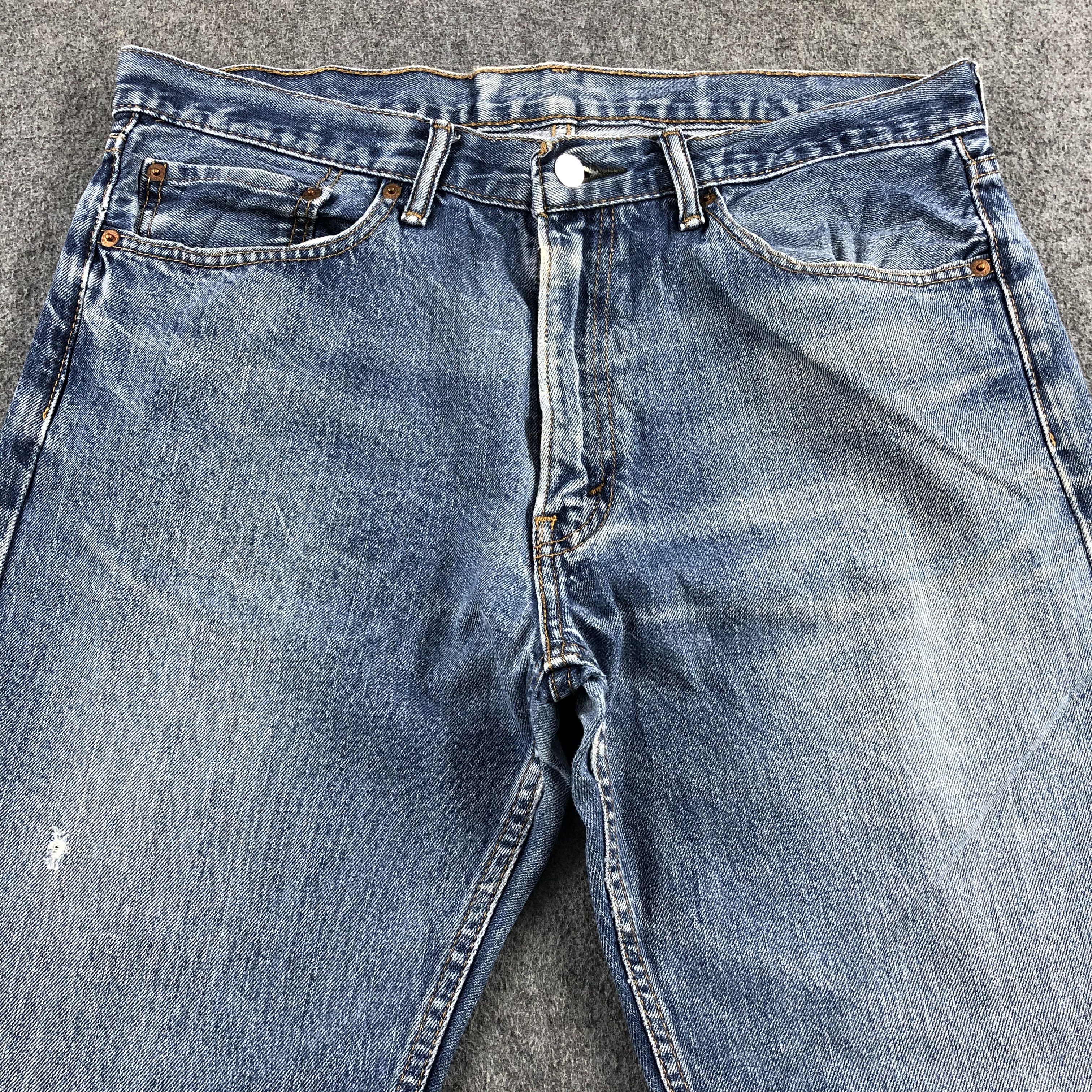Levi's Vintage Blue Wash Levis 505 Jeans-J2211 Size US 36 / EU 52 - 3 Thumbnail