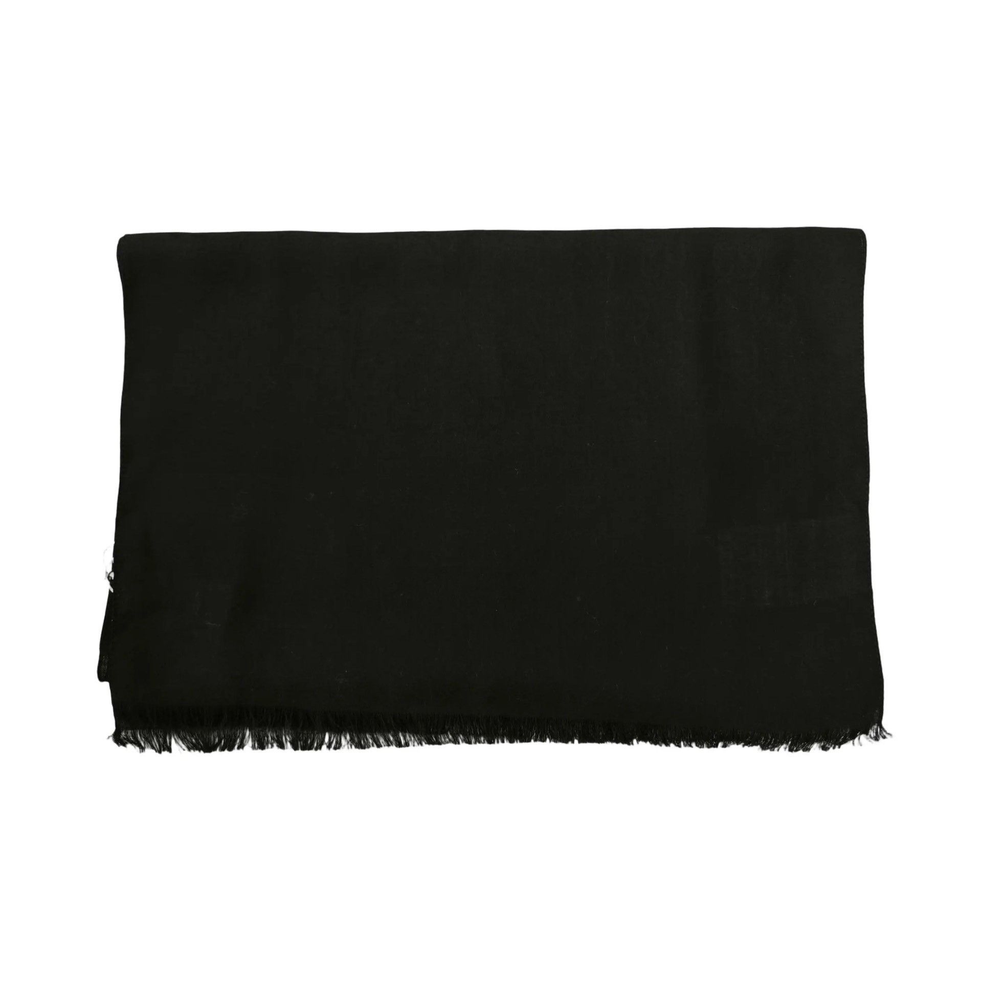 Gucci Gucci Black Wool Scarf Size ONE SIZE - 1 Thumbnail