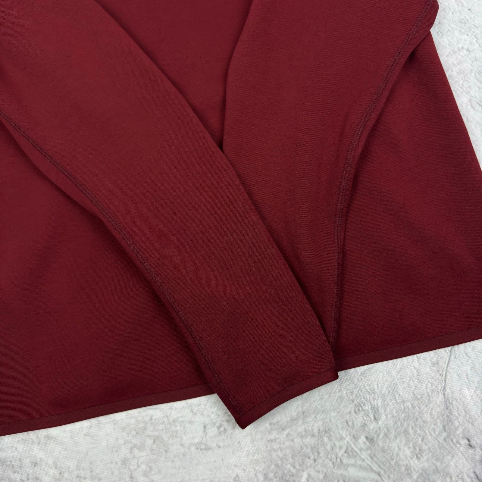 Nike Nike Tech Fleece Men's Red Cotton Spellout Full Zip Hoodie M Size US M / EU 48-50 / 2 - 9 Thumbnail