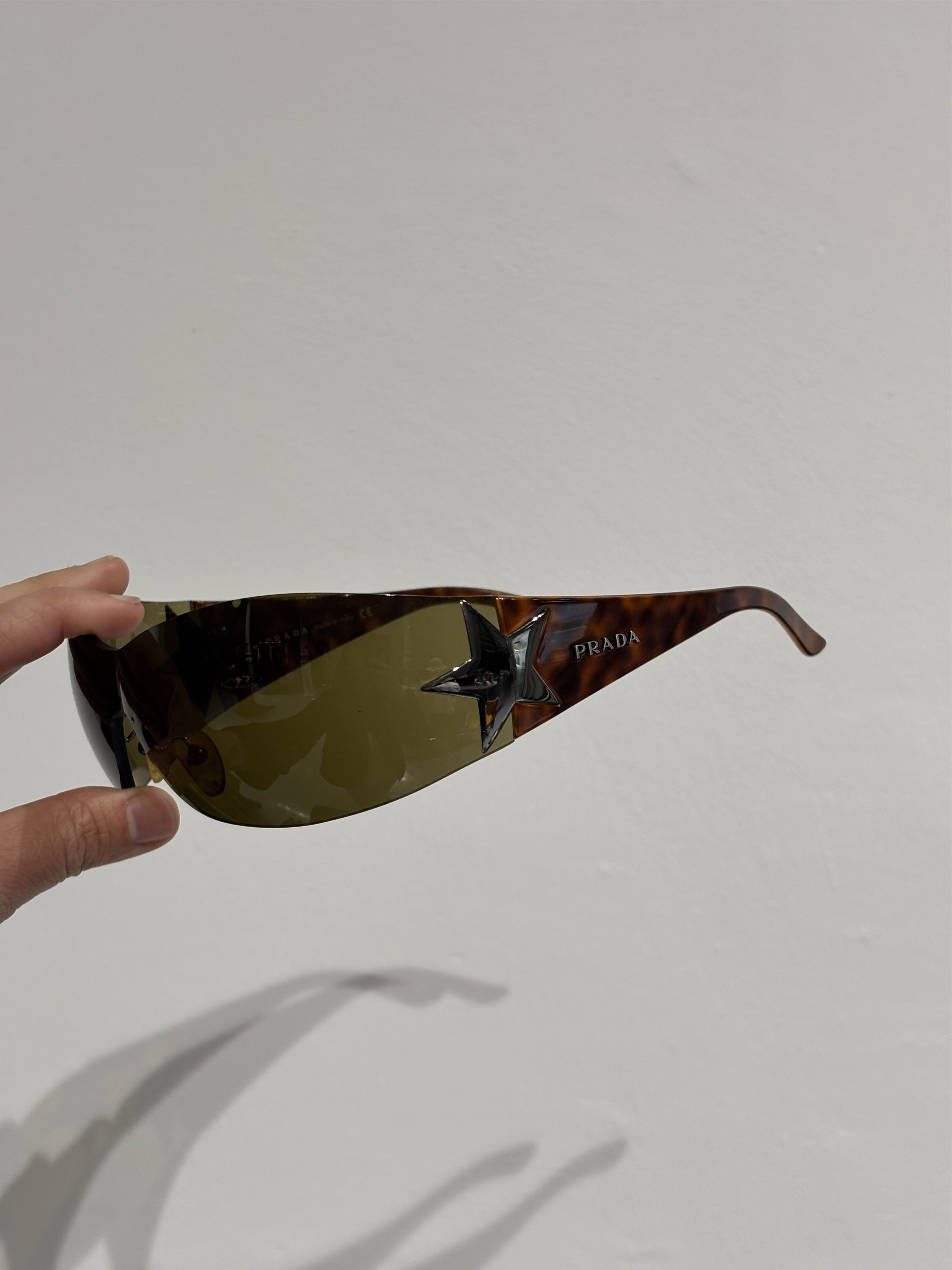 Prada PRADA Sunglasses Star Rimless Sport Flame Vintage Size ONE SIZE - 2 Thumbnail